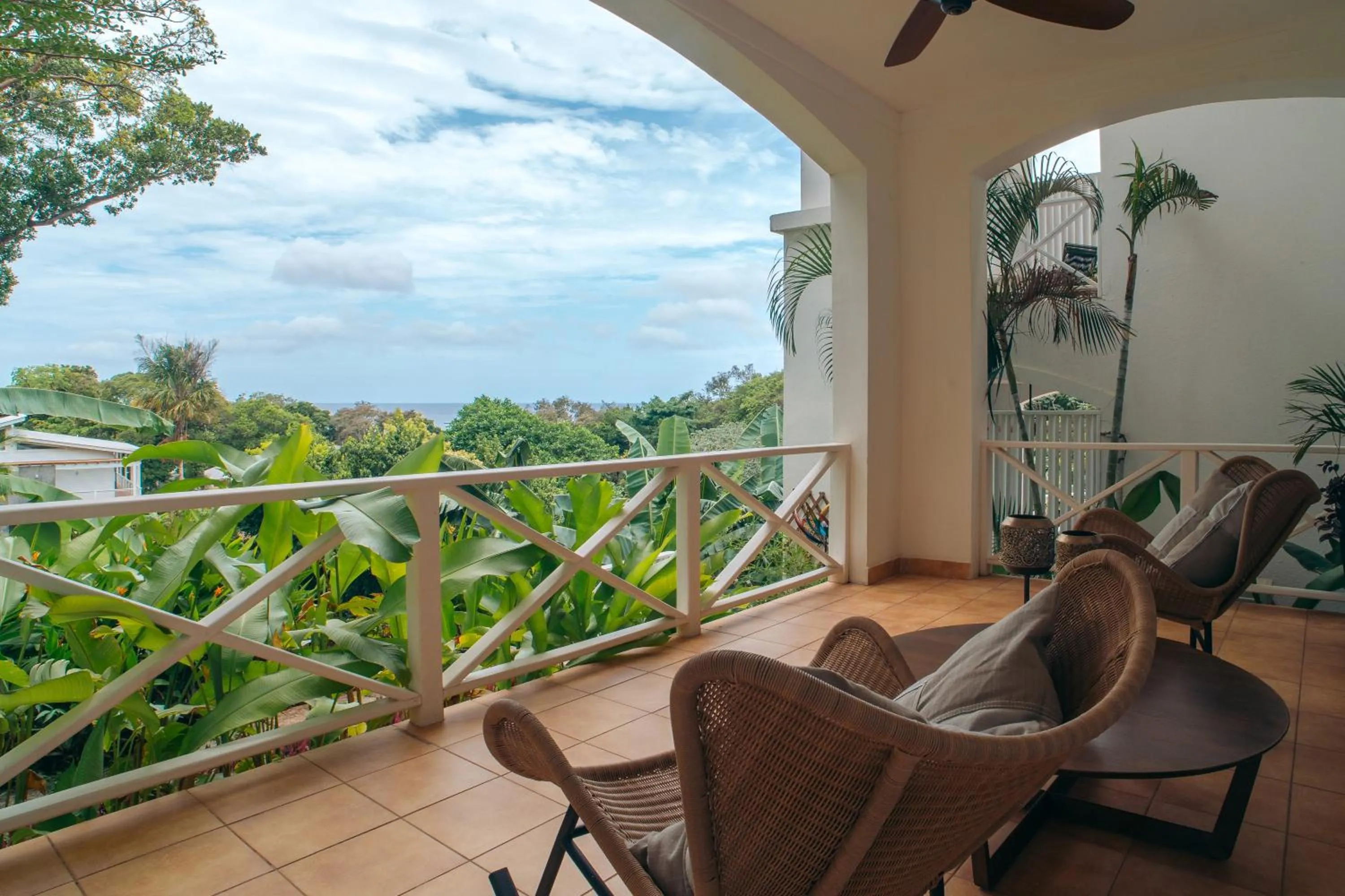 Garden view in Blue Roatan Resort