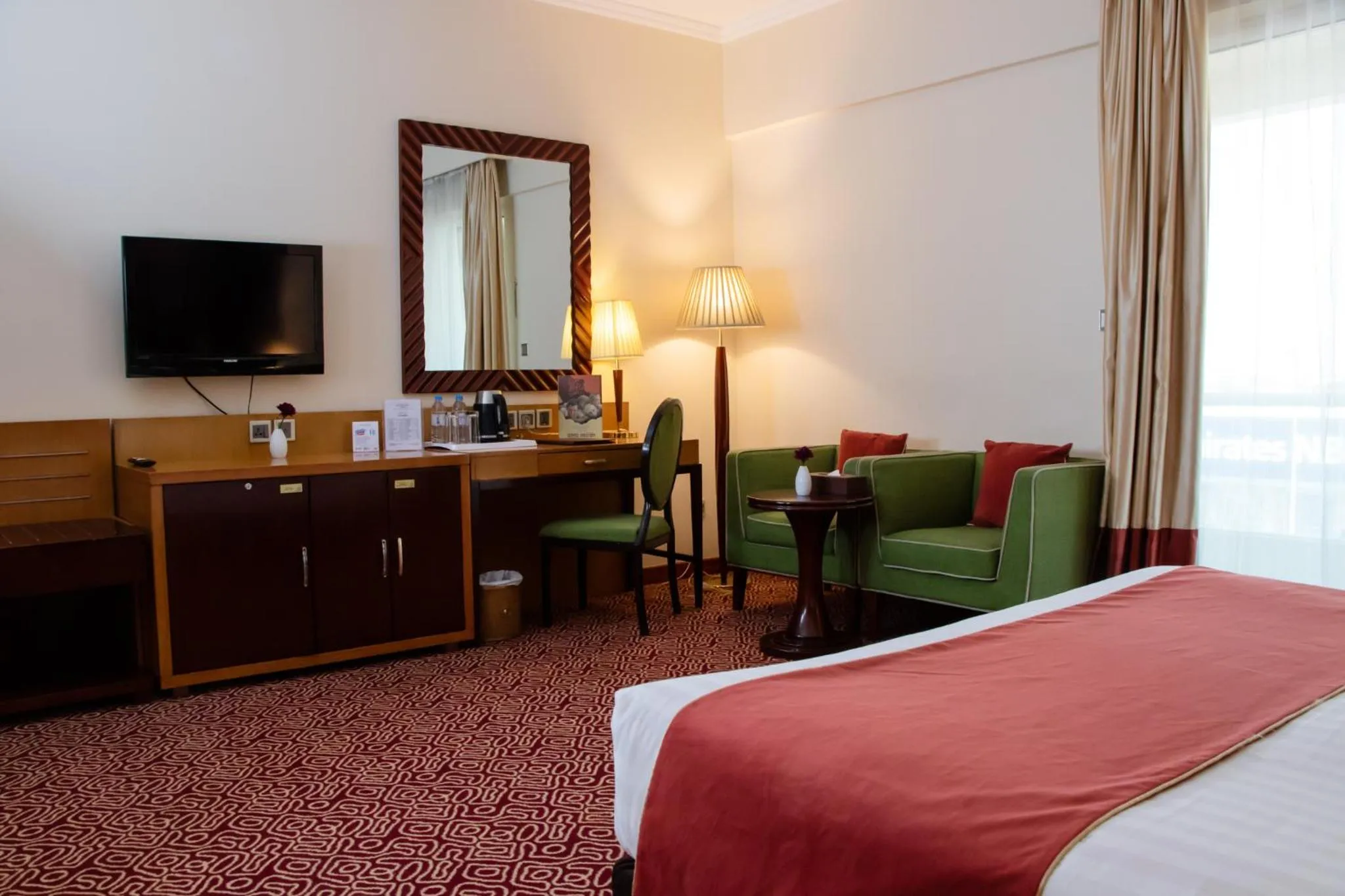 Bed in Dubai Grand Hotel by Fortune, Dubai Airport