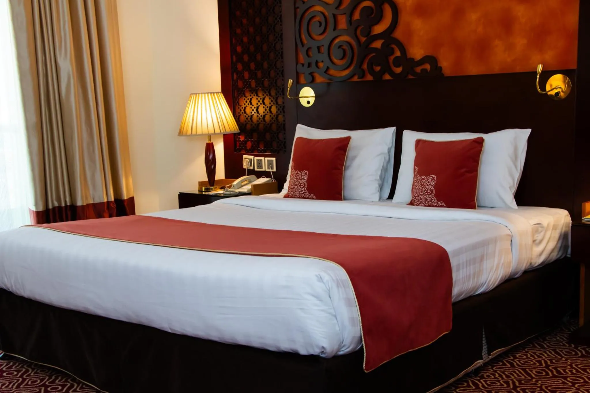 Bed in Dubai Grand Hotel by Fortune, Dubai Airport