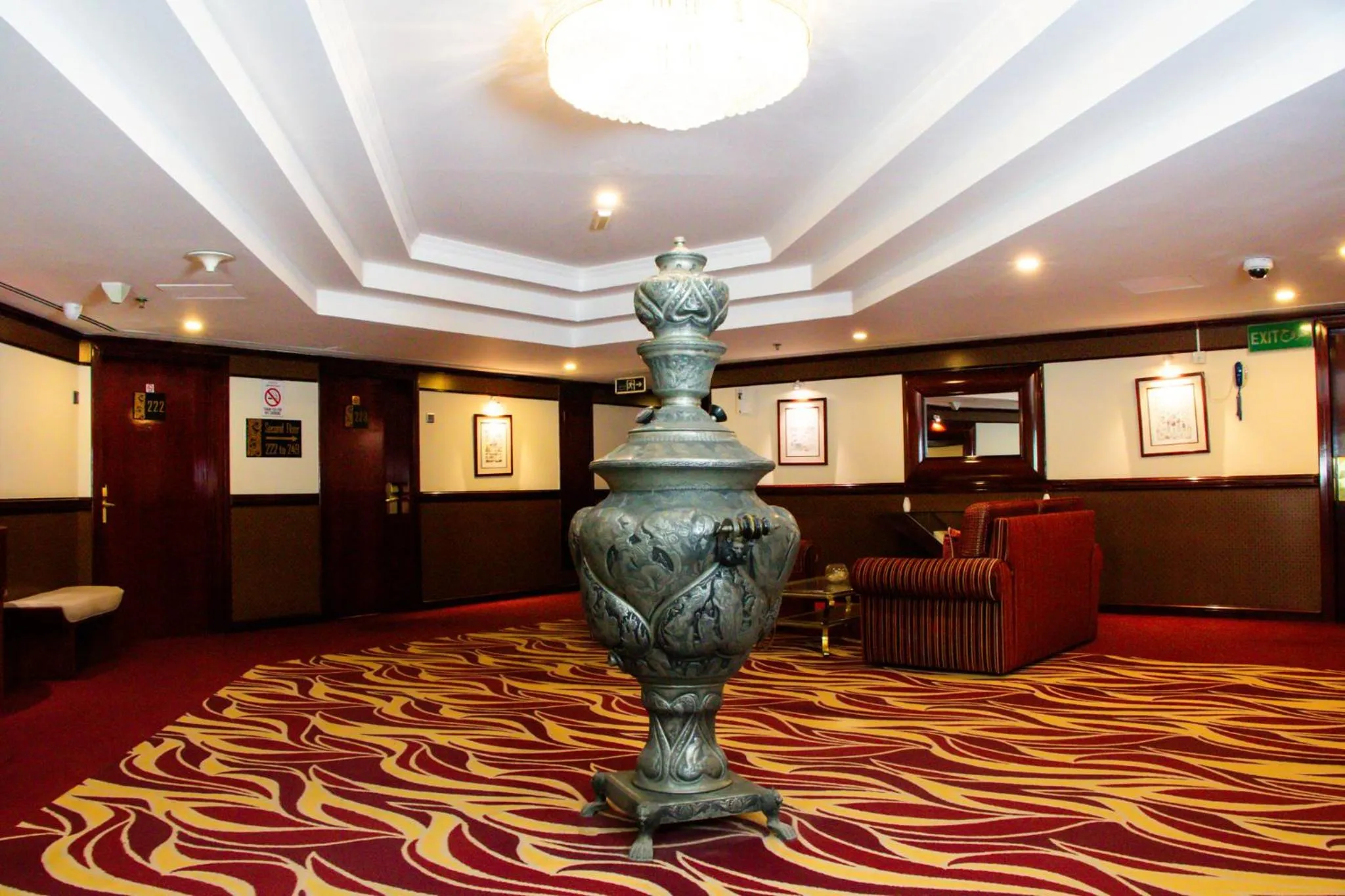 Seating area in Dubai Grand Hotel by Fortune, Dubai Airport