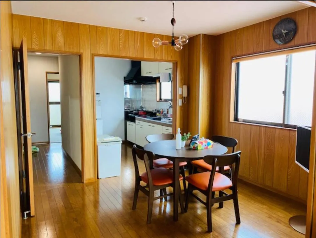 Kitchen or kitchenette in Ostay Numabukuro Hotel Apartment