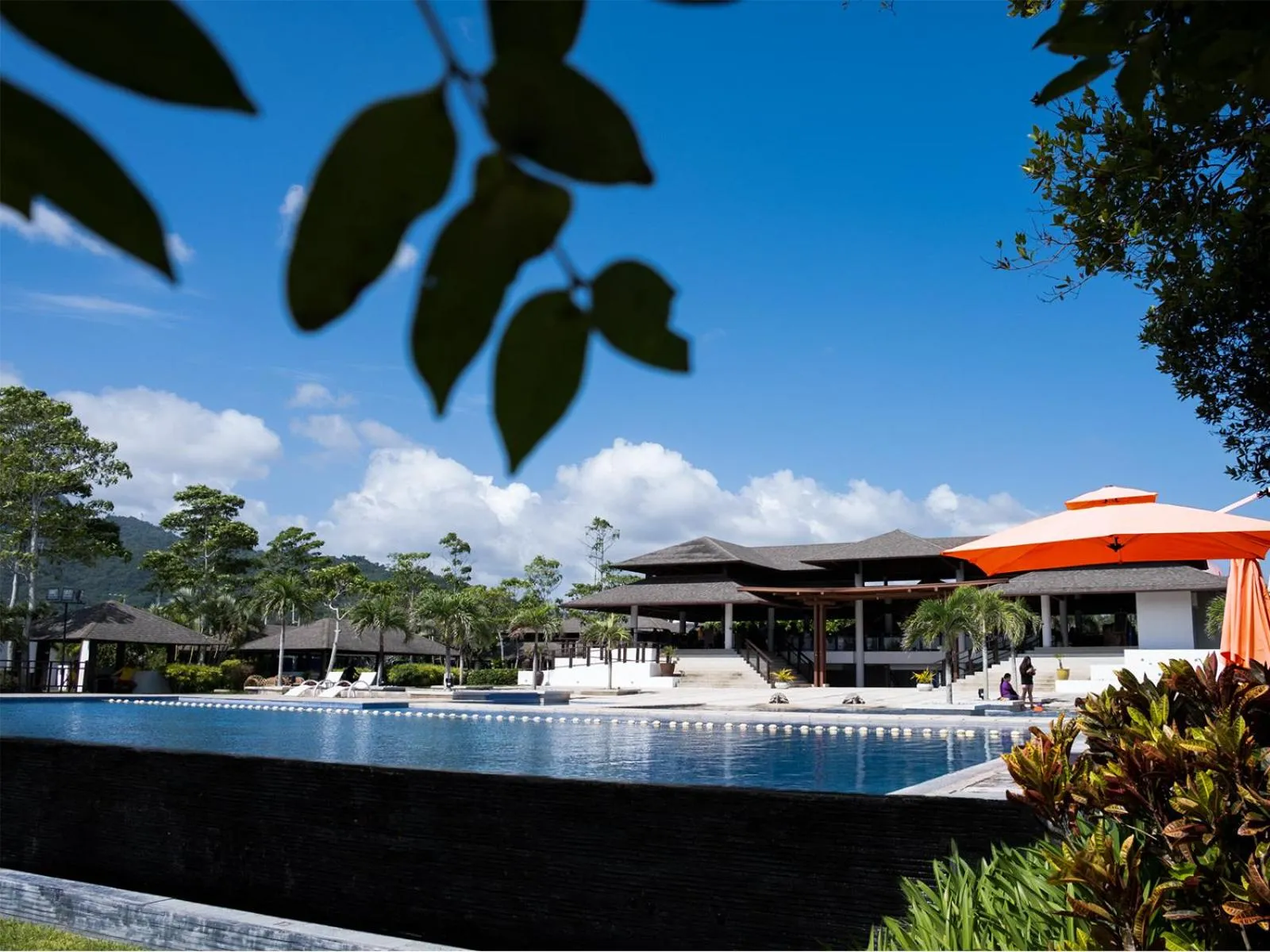 Pool view in Cocoons Club Laiya