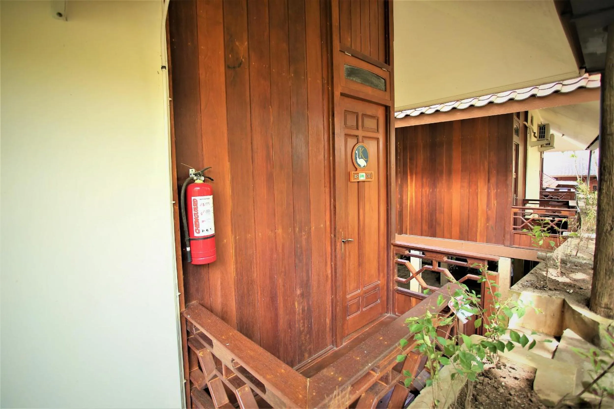 Patio in Kasuari Exotic Resort Magelang