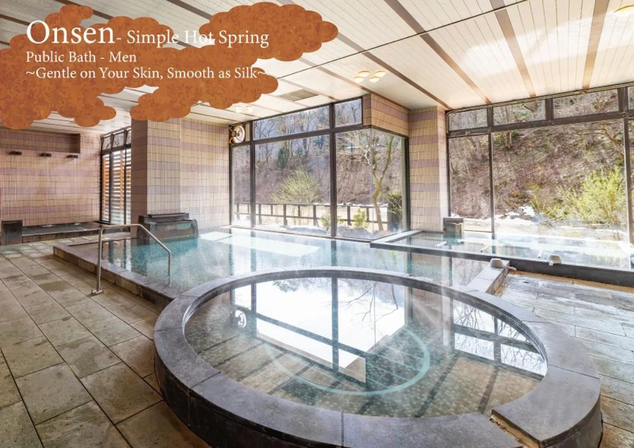 Hot Spring Bath in KAMENOI HOTEL Nikko Yunishigawa All-Inclusive Resort