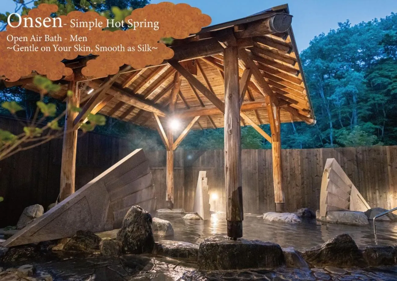 Hot Spring Bath in KAMENOI HOTEL Nikko Yunishigawa All-Inclusive Resort