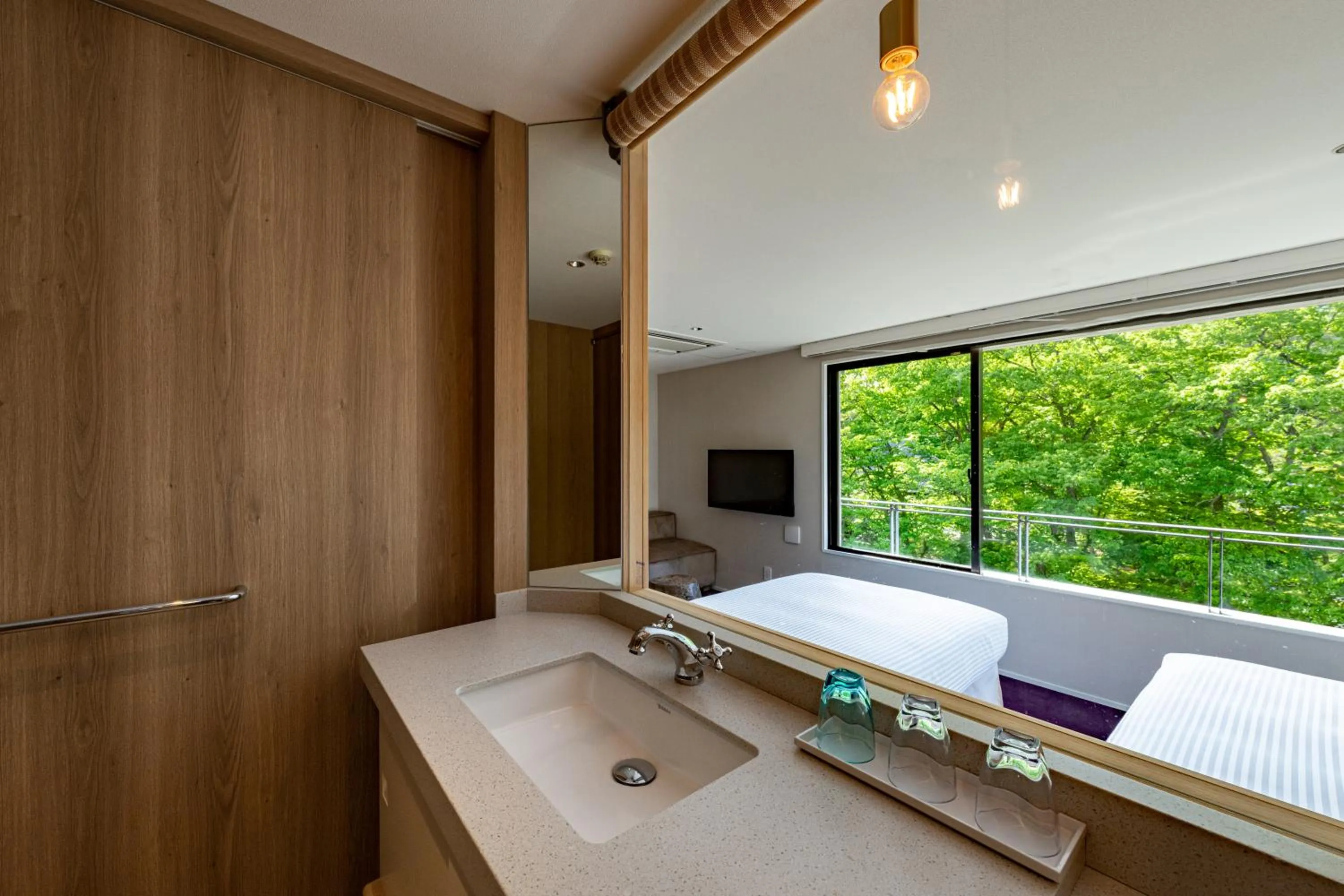 Photo of the whole room, Bed in KAMENOI HOTEL Nikko Yunishigawa All-Inclusive Resort