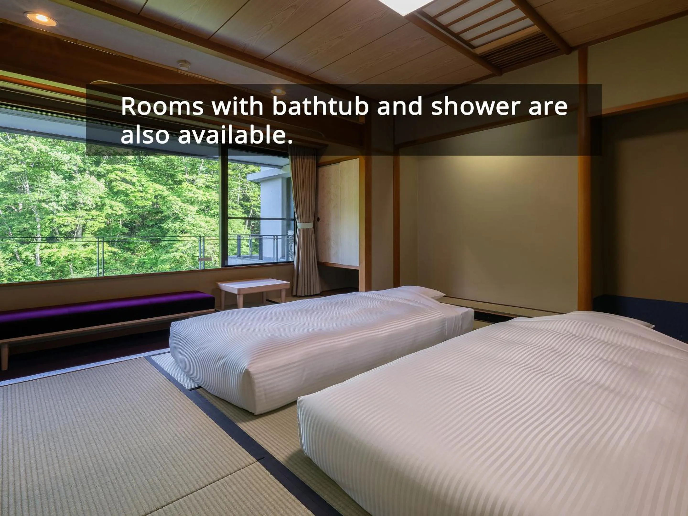 Photo of the whole room, Bed in KAMENOI HOTEL Nikko Yunishigawa All-Inclusive Resort