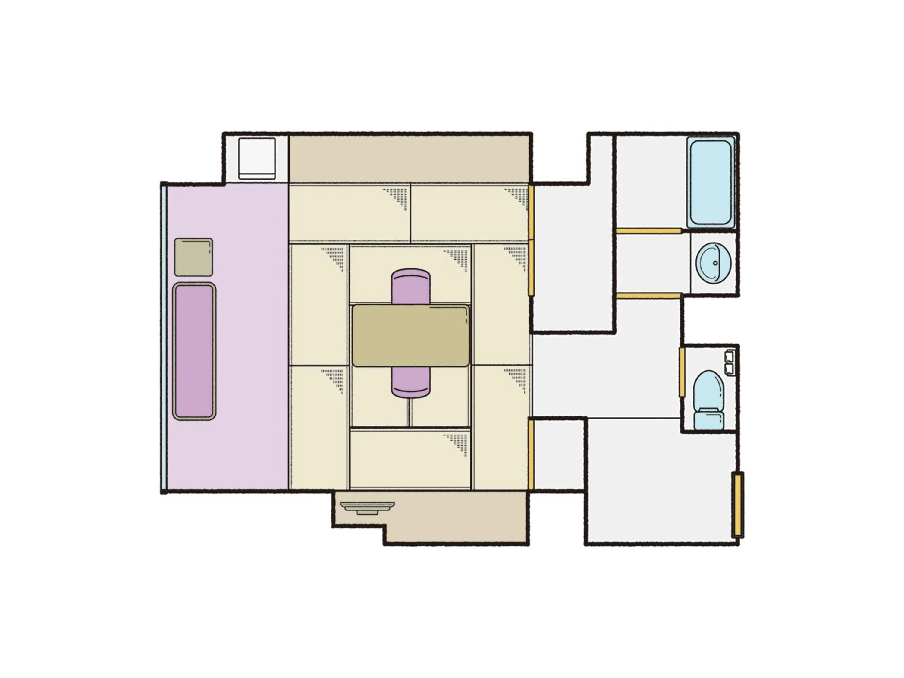 Photo of the whole room in KAMENOI HOTEL Nikko Yunishigawa All-Inclusive Resort