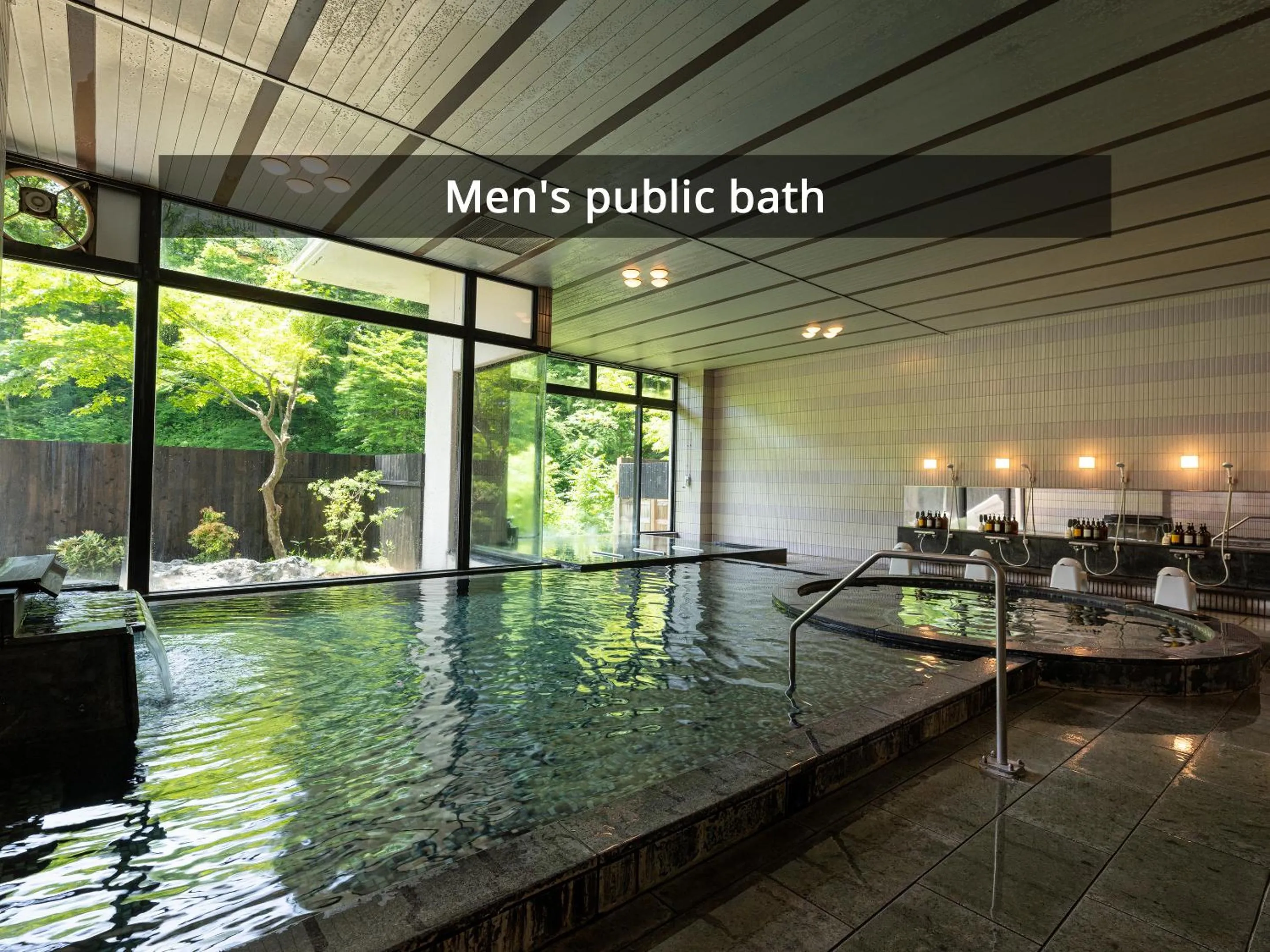 Hot Spring Bath in KAMENOI HOTEL Nikko Yunishigawa All-Inclusive Resort