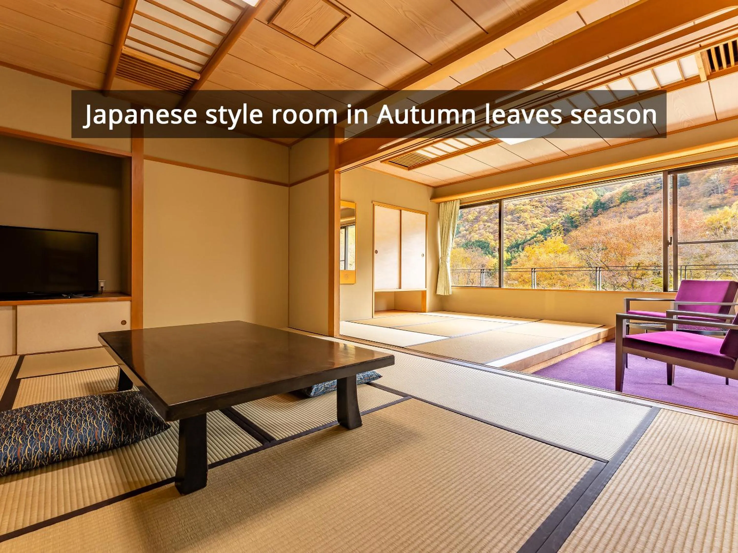 Photo of the whole room in KAMENOI HOTEL Nikko Yunishigawa All-Inclusive Resort