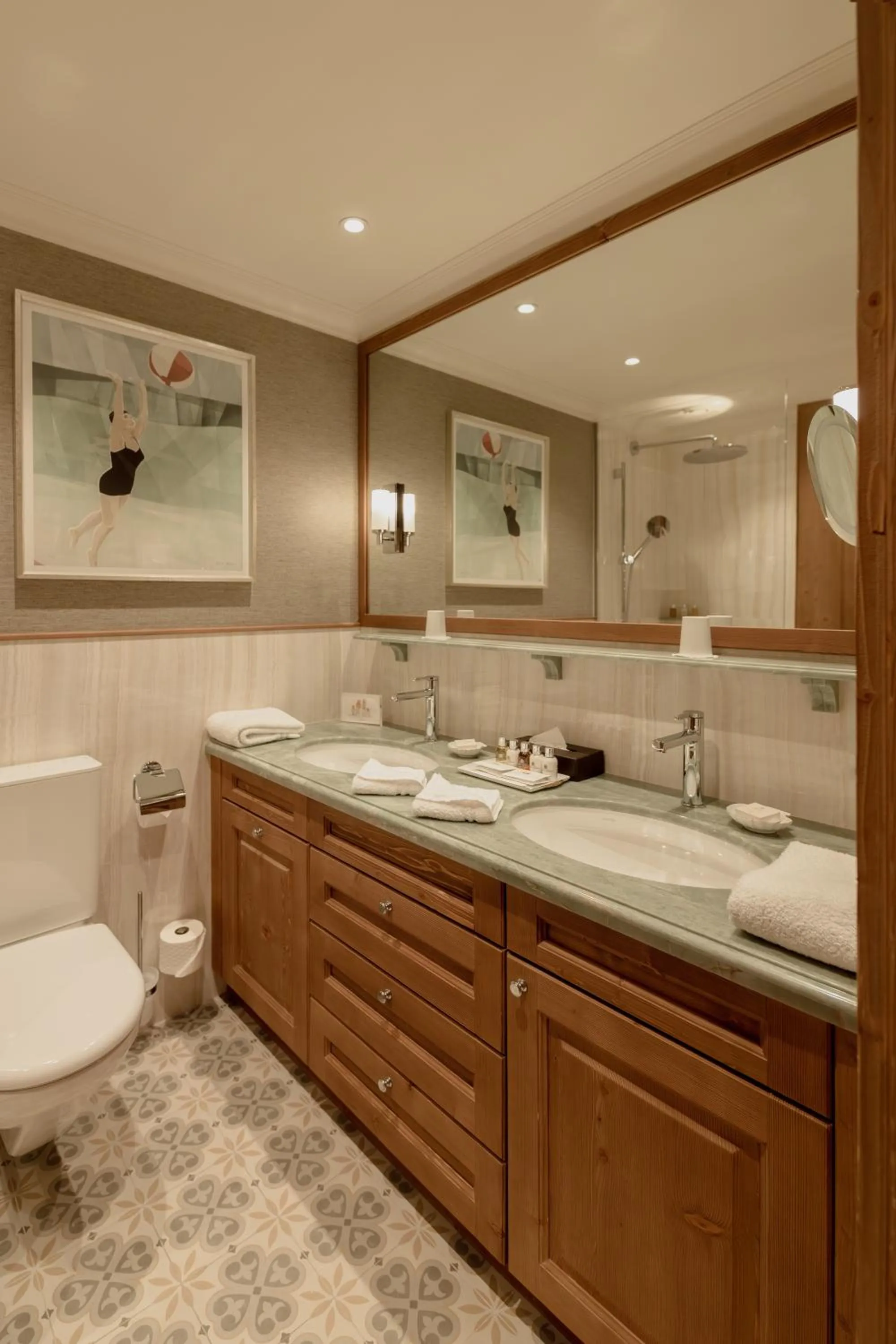 Bedroom in Gstaad Palace