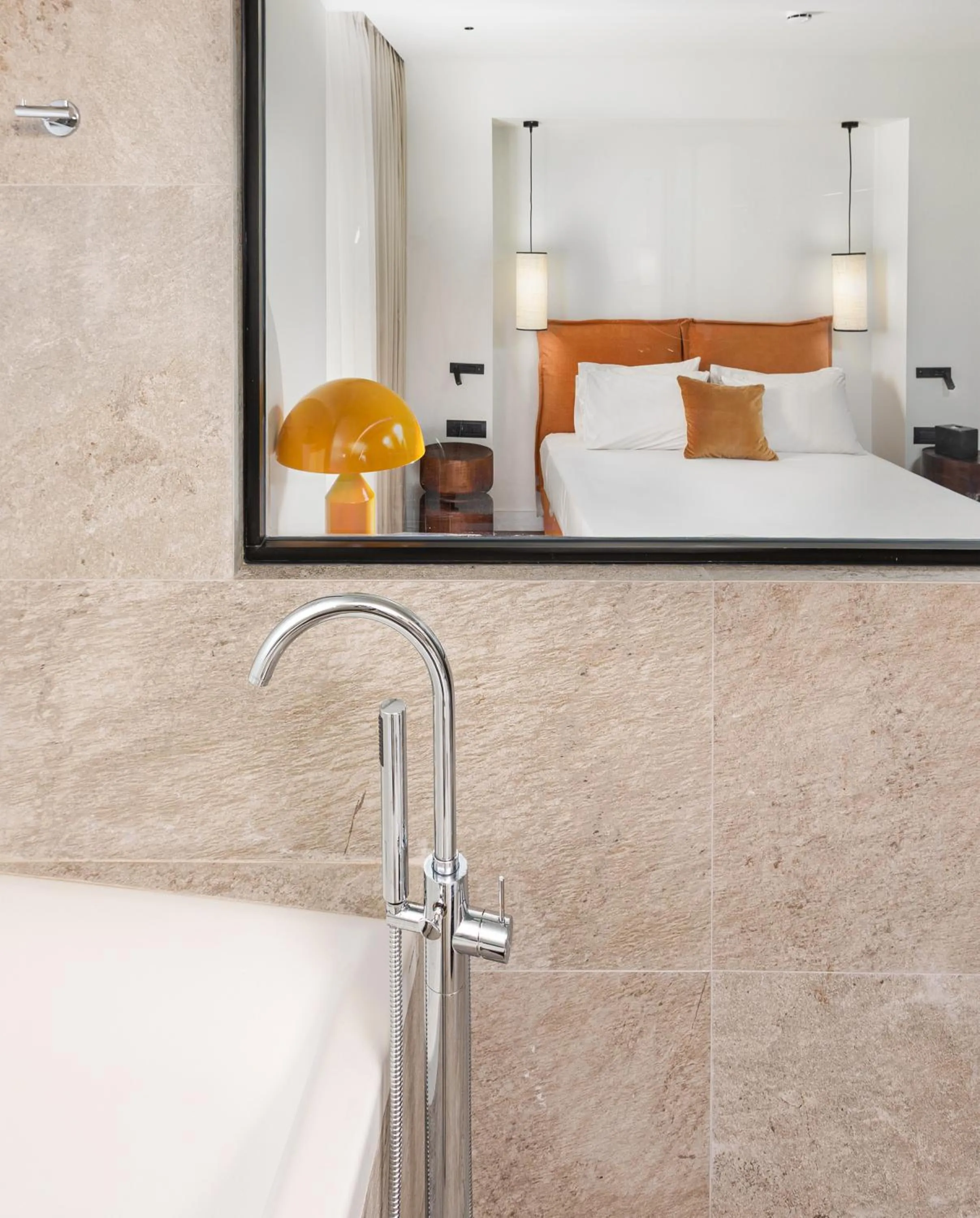 Bathroom in The Residence Aiolou Hotel & Spa