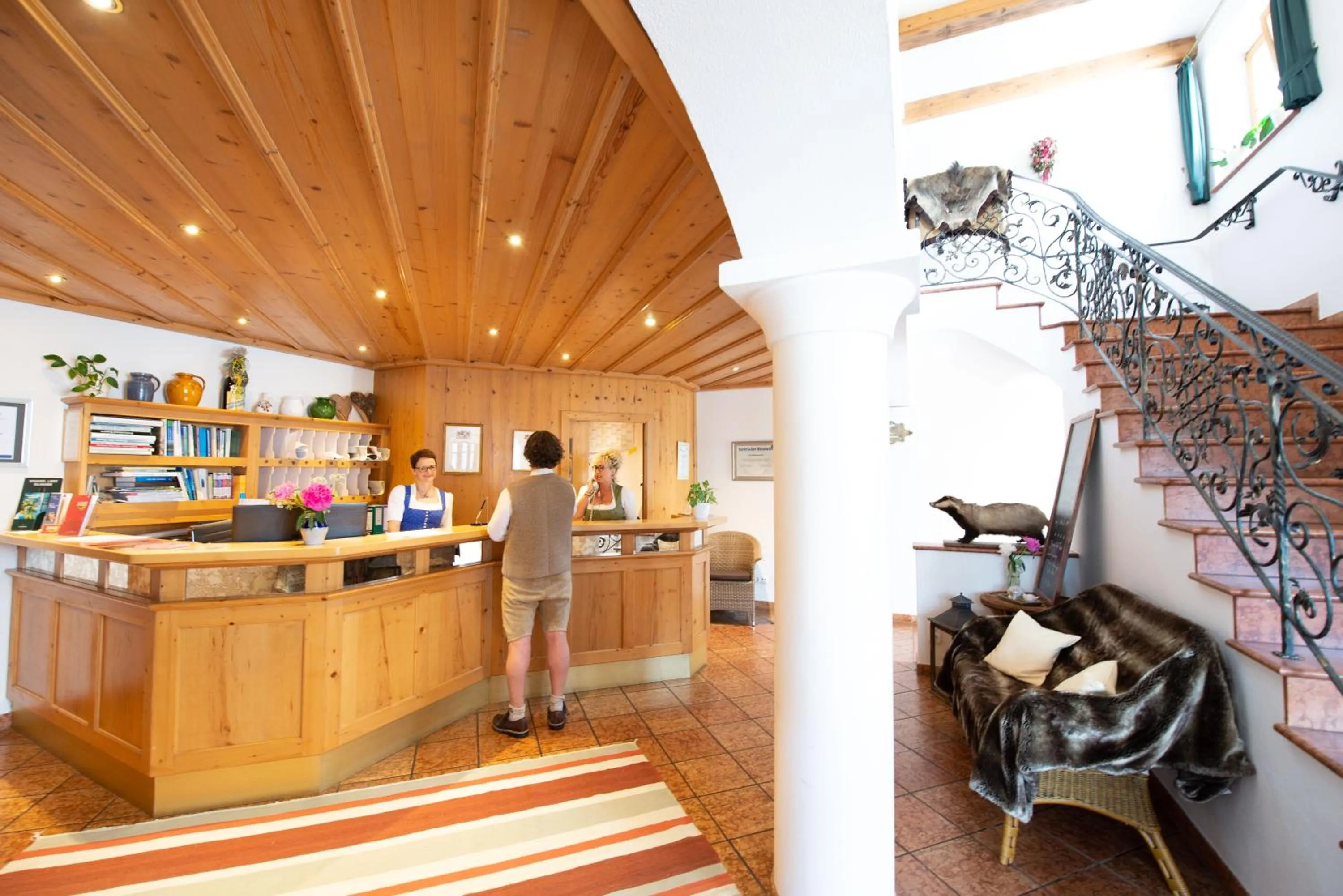 Lobby or reception in Hotel Haflhof