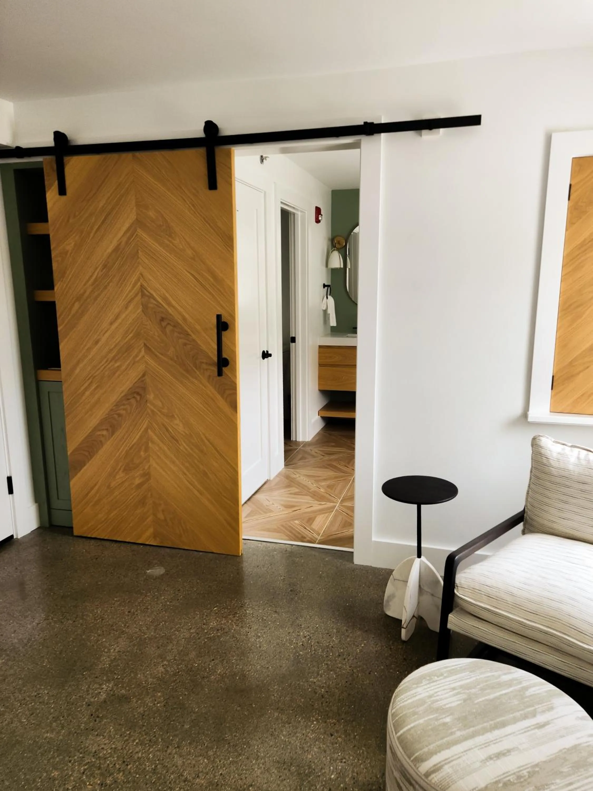 Seating area in Shepherd’s Run