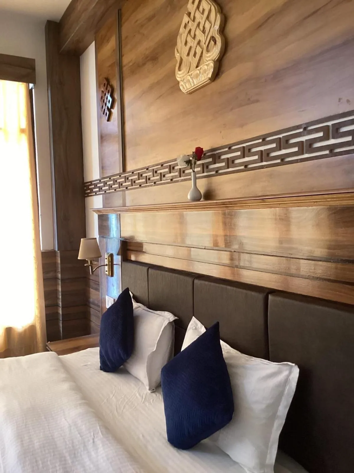 Bed in Hotel Blue Pine