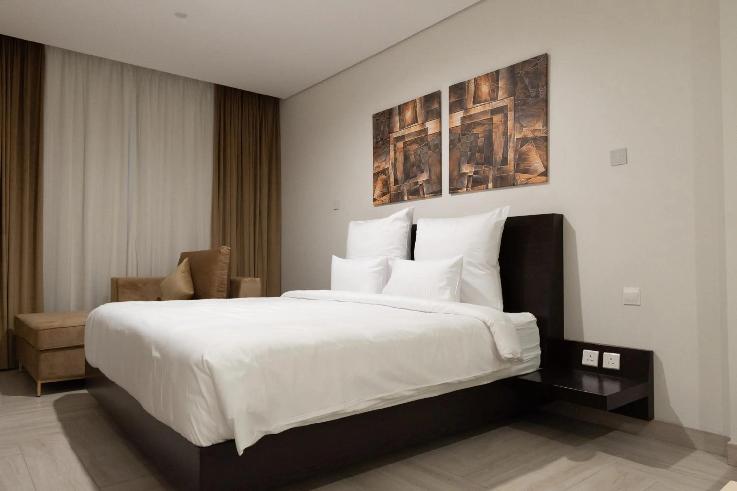 Photo of the whole room, Bed in Mirot Residence