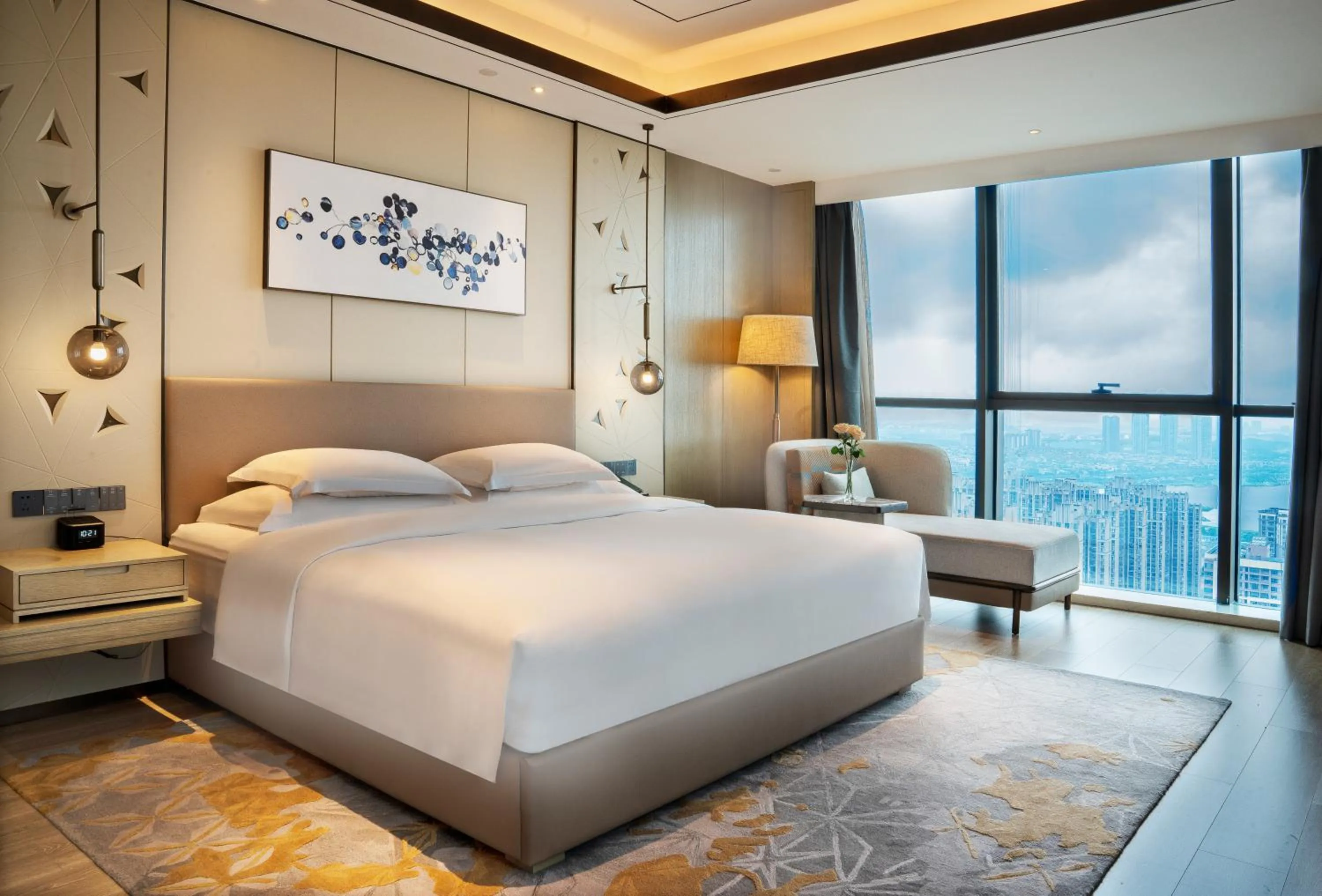 Bedroom, Bed in Crowne Plaza Changsha Development Zone by IHG