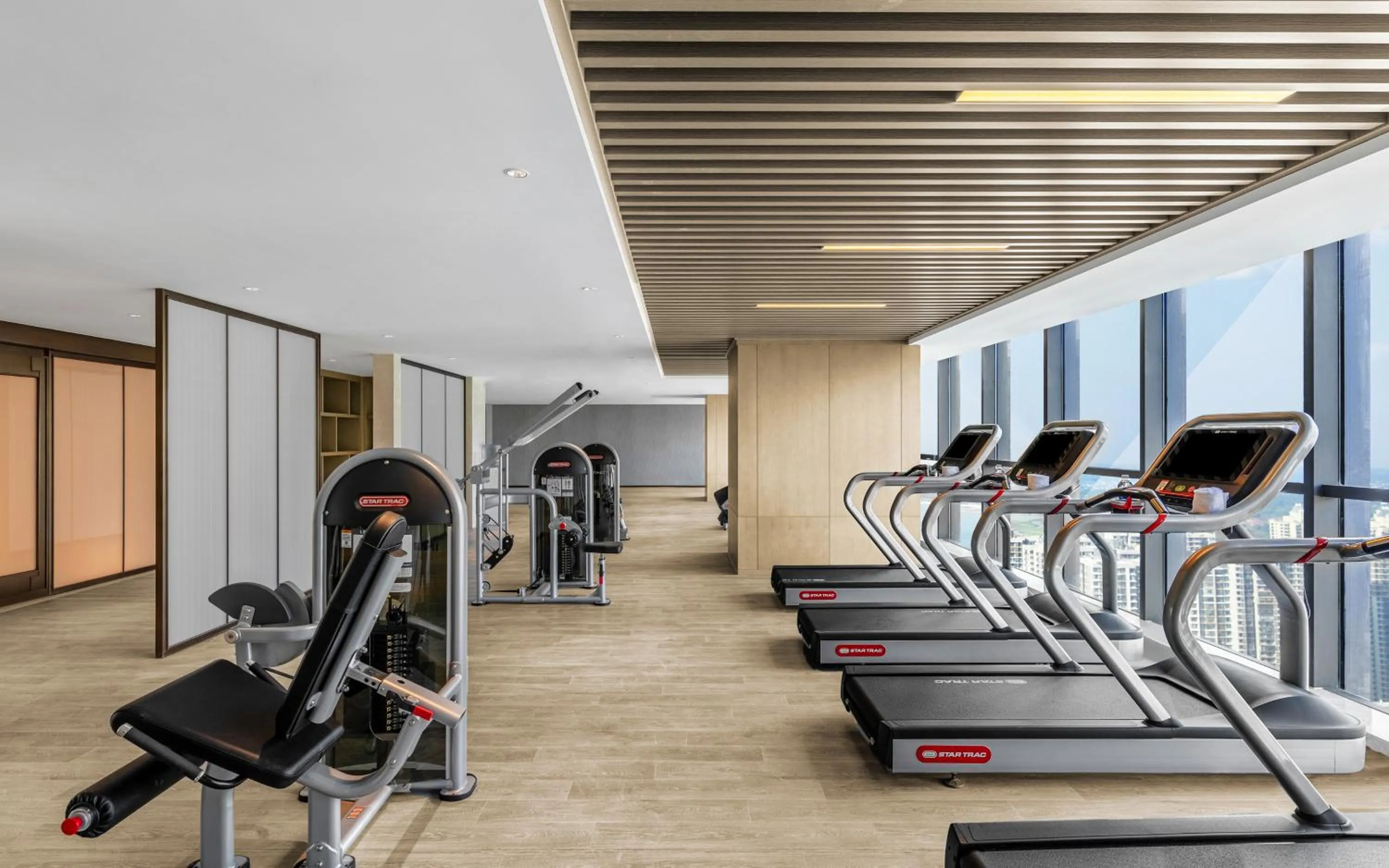 Fitness centre/facilities in Crowne Plaza Changsha Development Zone by IHG