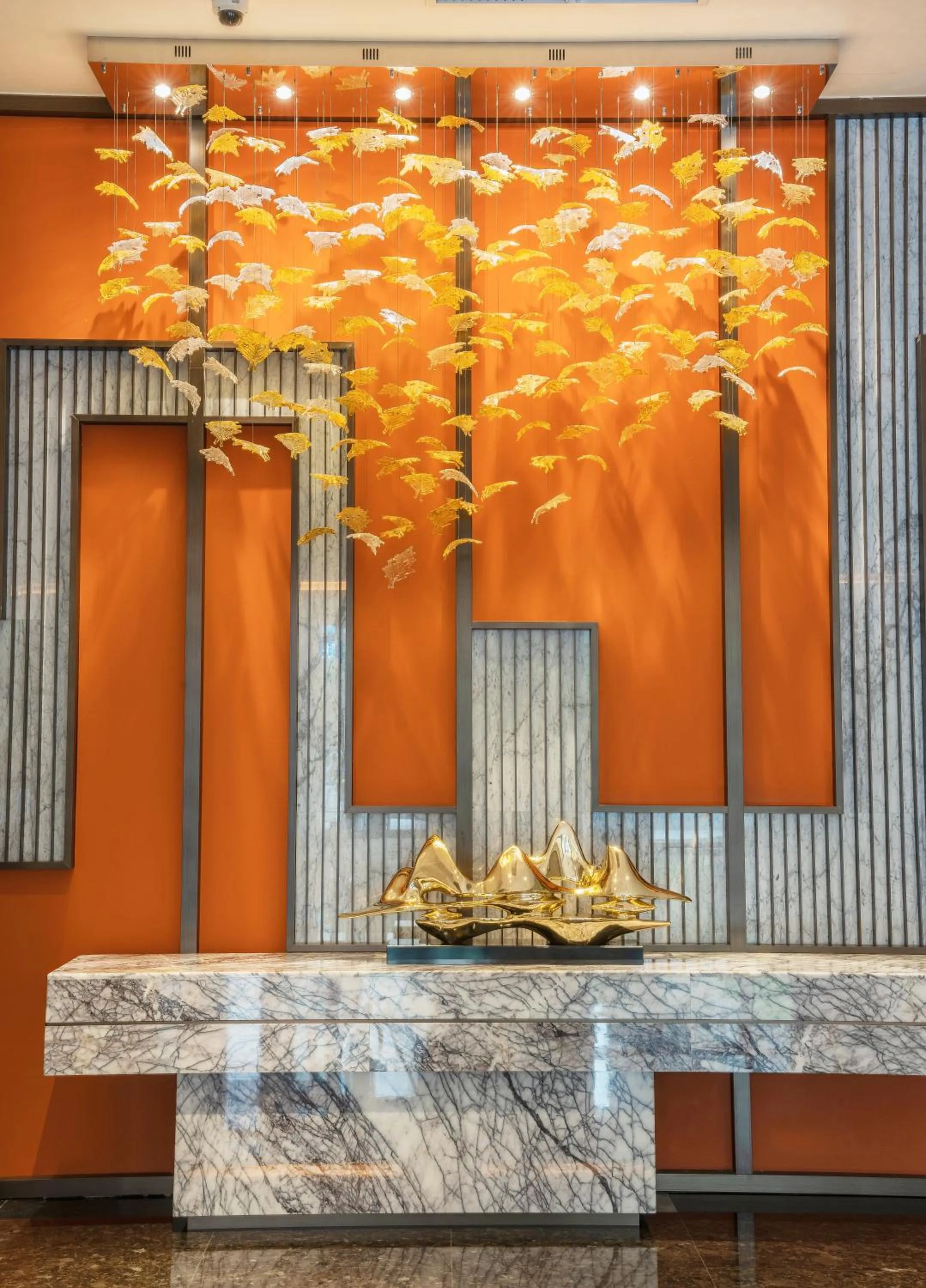 Decorative detail in Crowne Plaza Changsha Development Zone by IHG