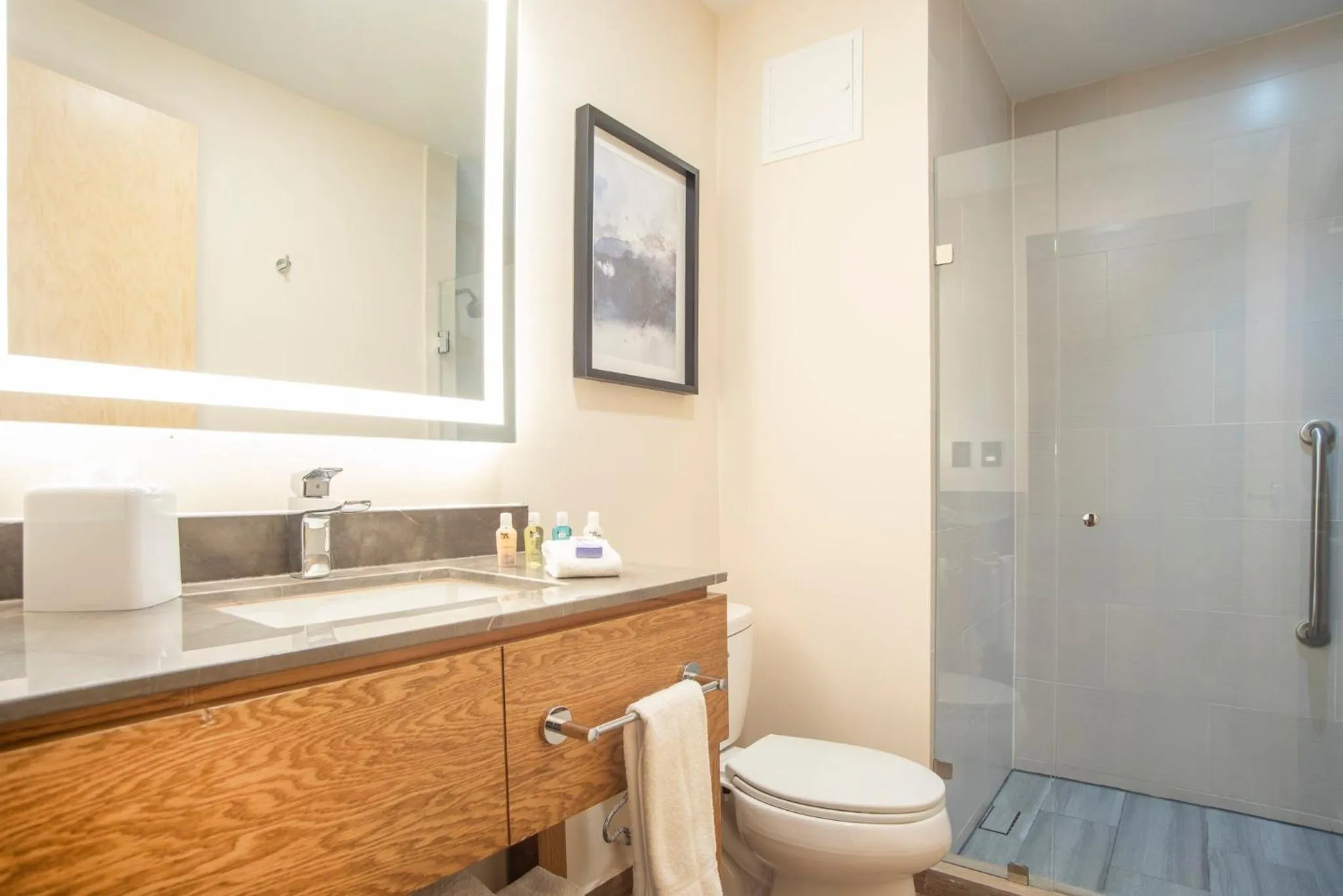 Bathroom in Candlewood Suites - Guadalajara Galerias by IHG