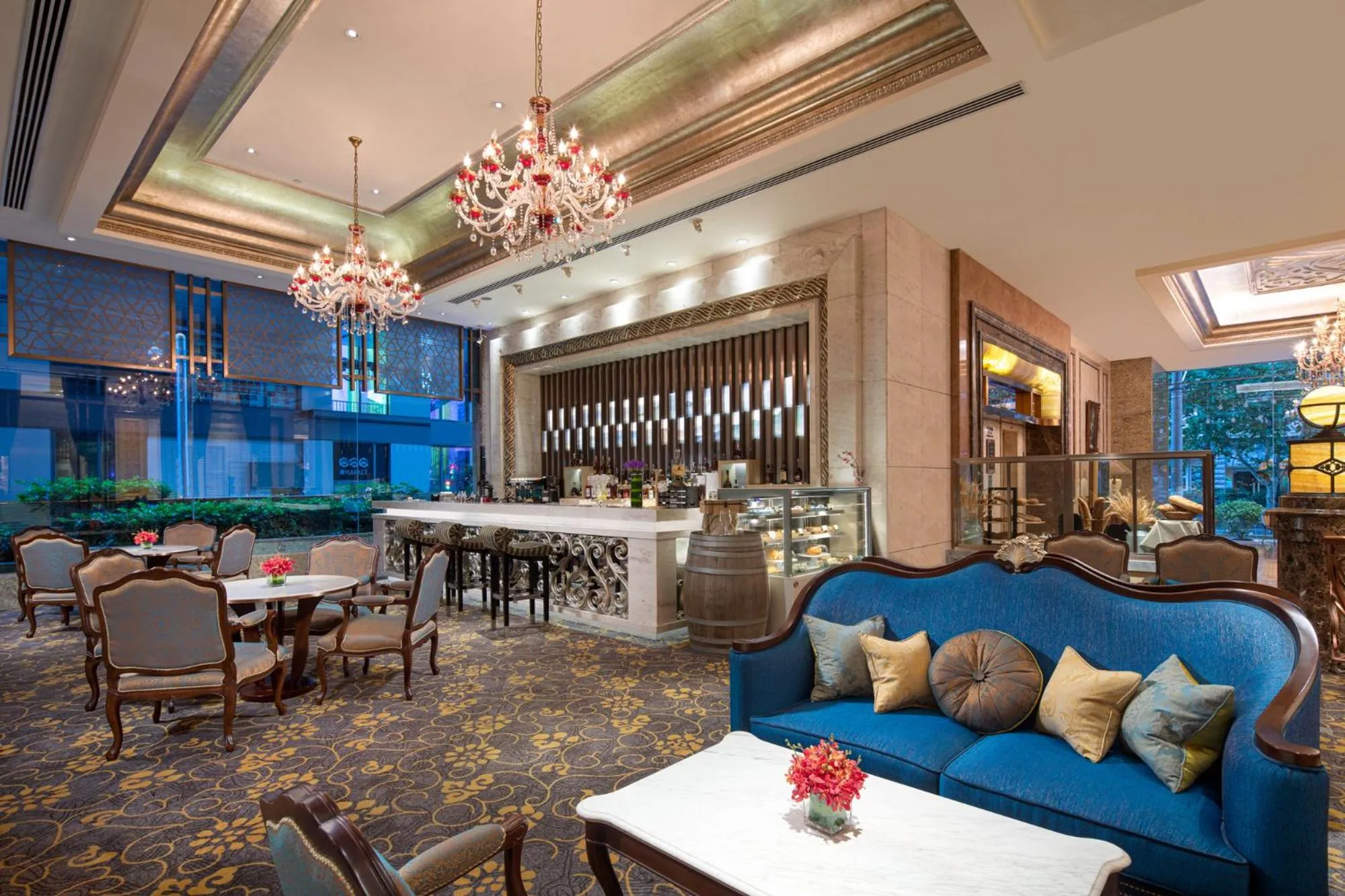 Lobby or reception in Crowne Plaza Shanghai Nanjing Road by IHG