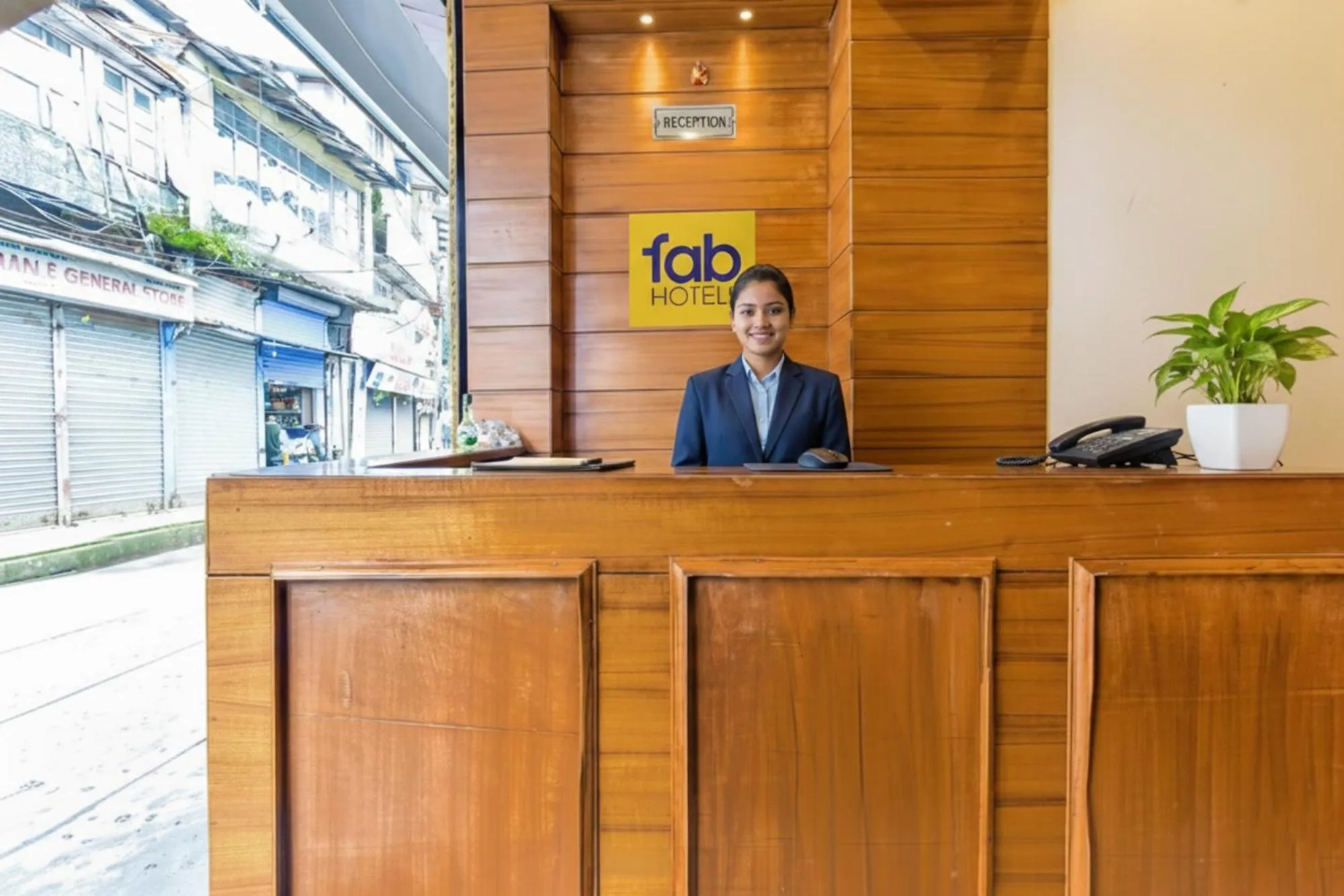 Lobby or reception in FabHotel Clock View