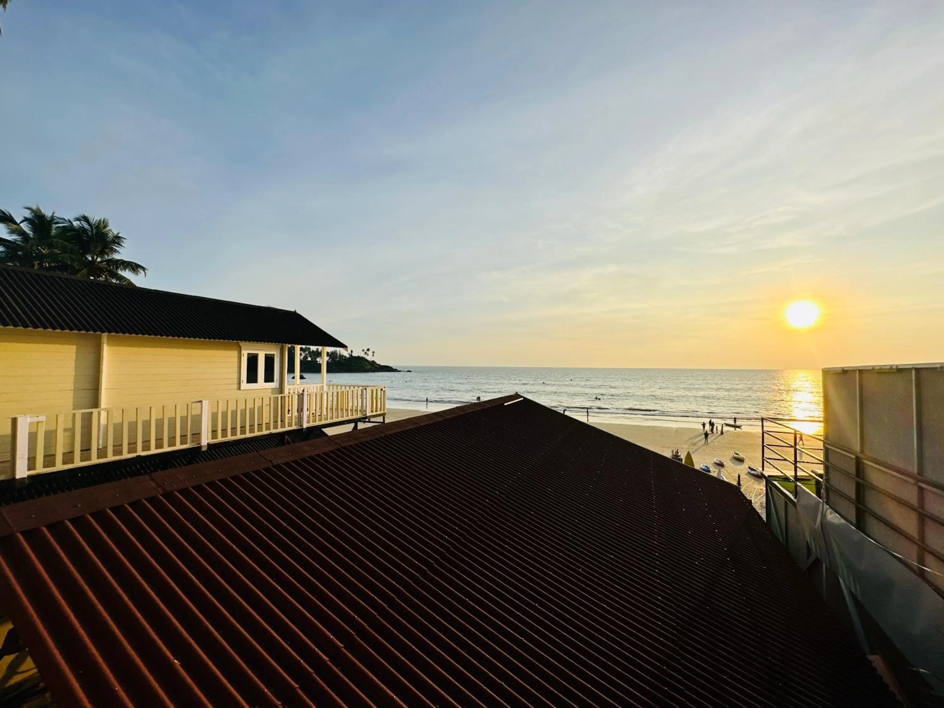 Sunset in Cocos Beach Resort