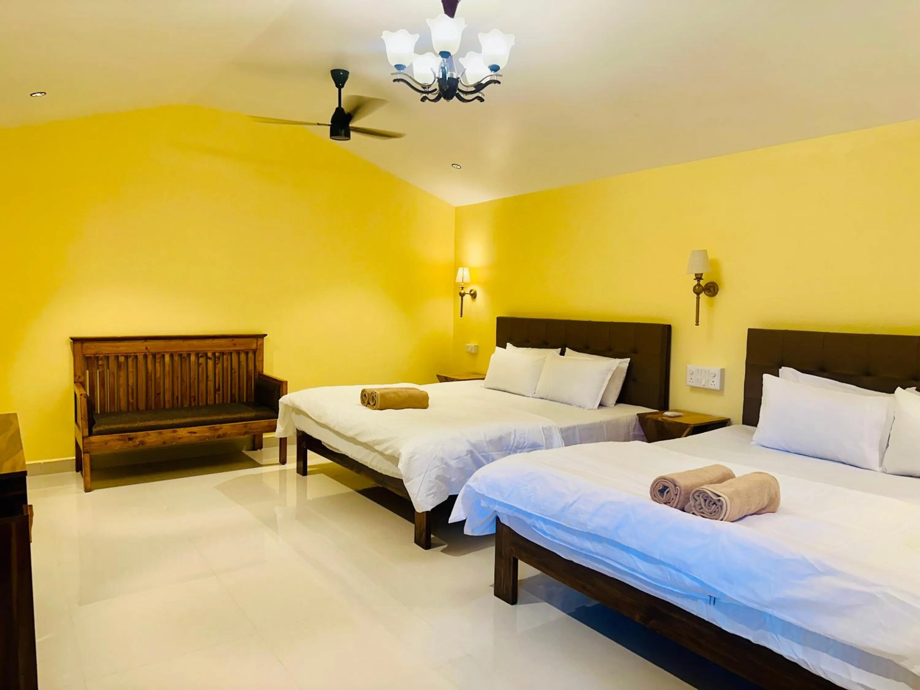 Bed in Cocos Beach Resort