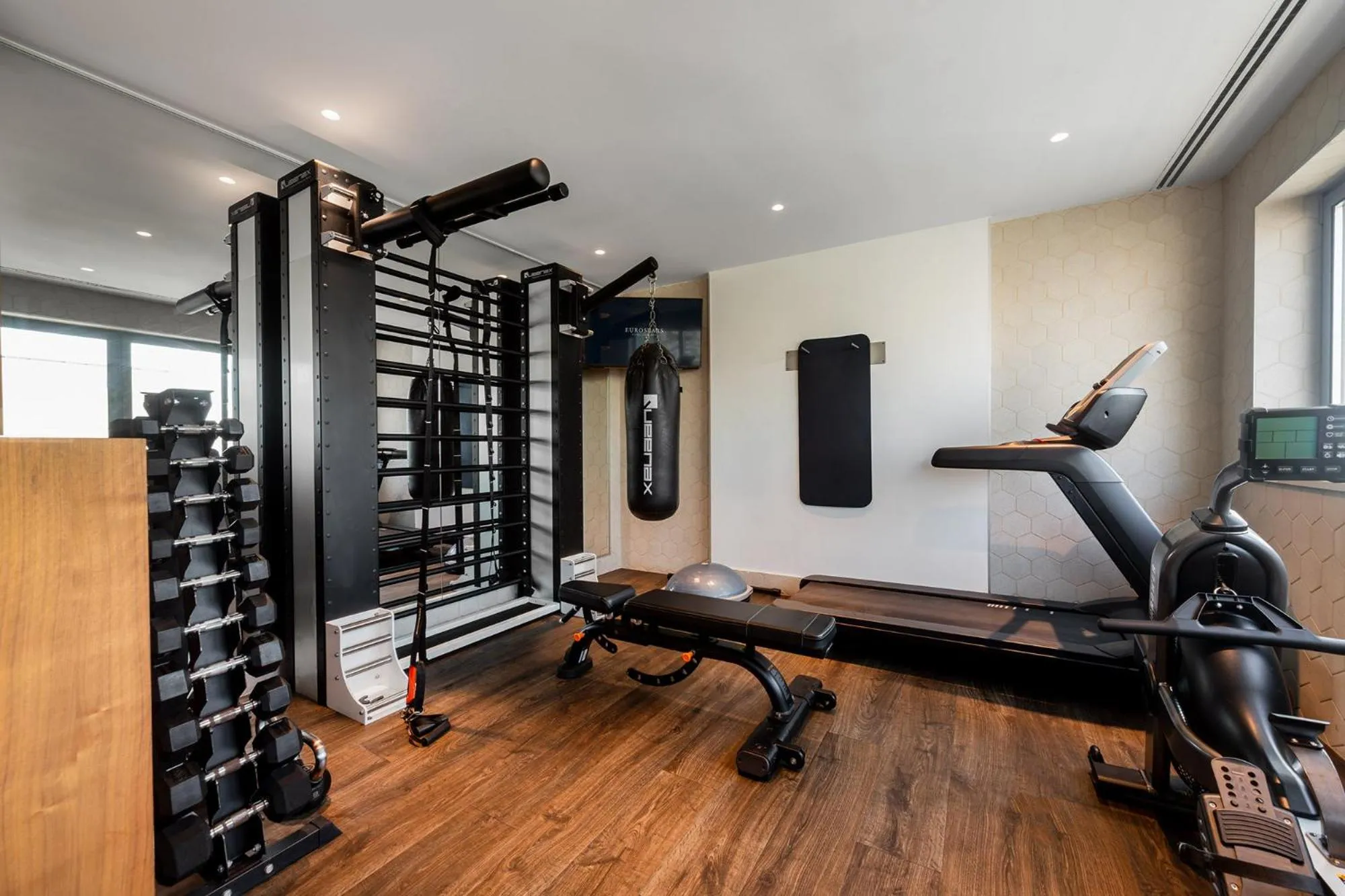 Fitness centre/facilities in Eurostars Universal Lisboa