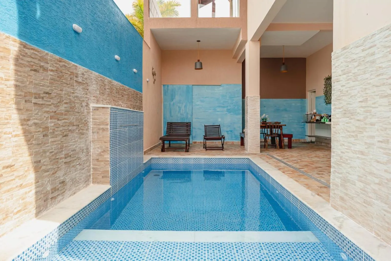 Swimming pool in Pousada Oásis