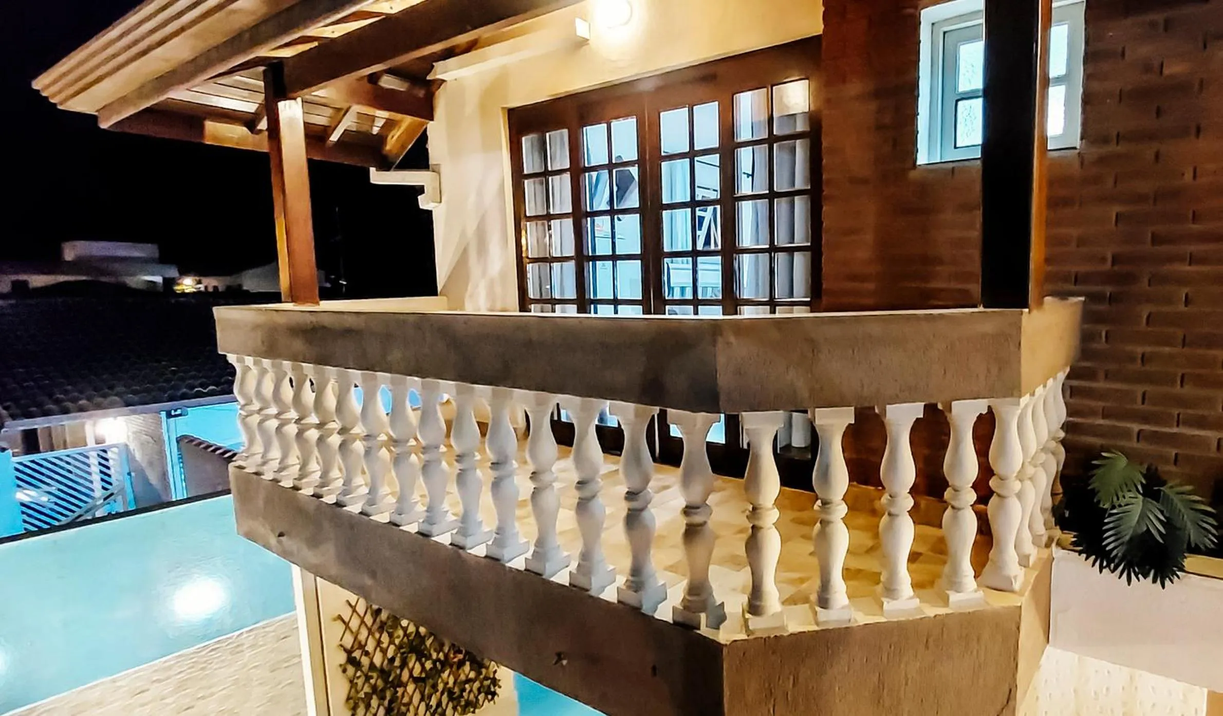 Balcony/Terrace in Pousada Oásis