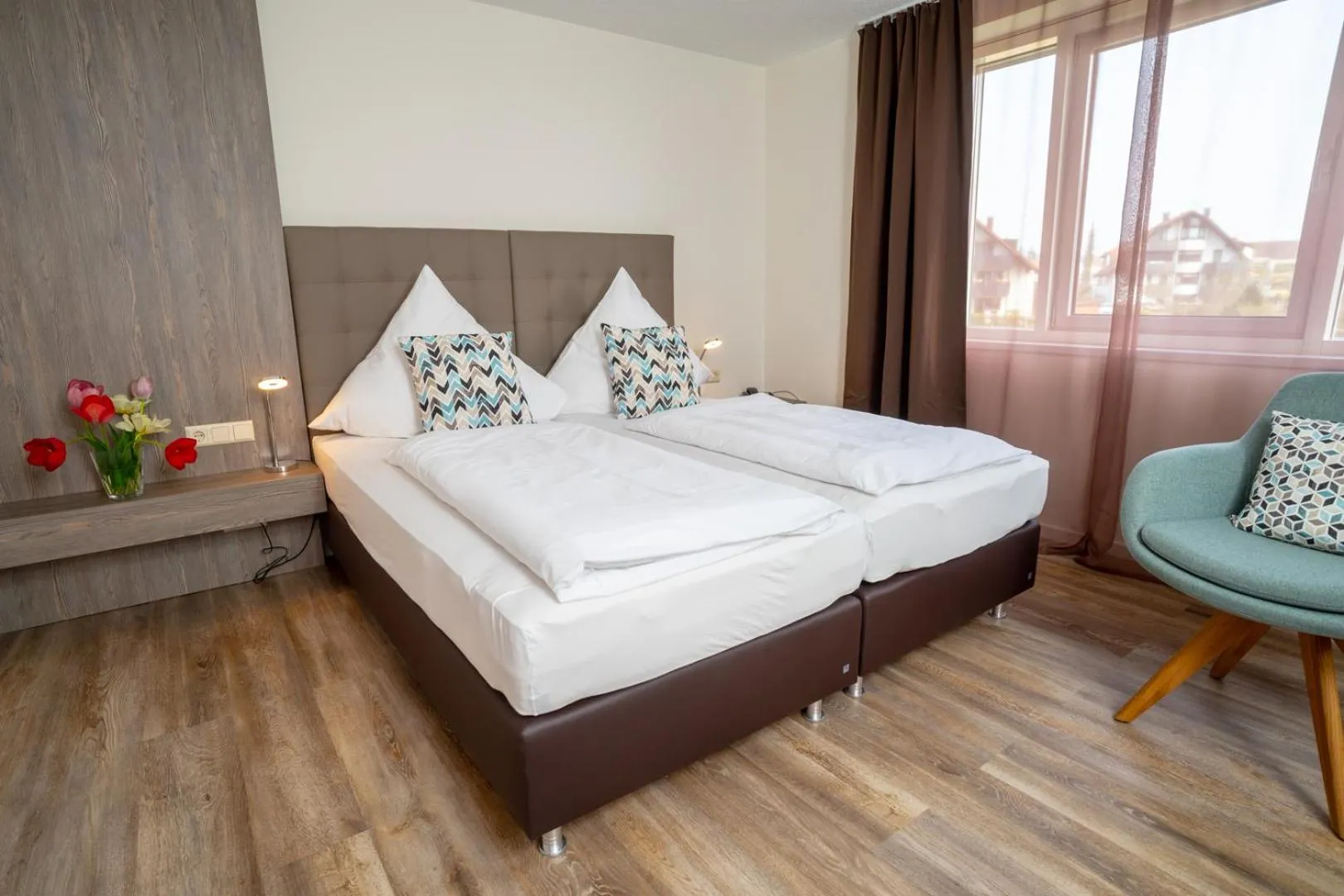 Bedroom, Bed in Hotel Volapük