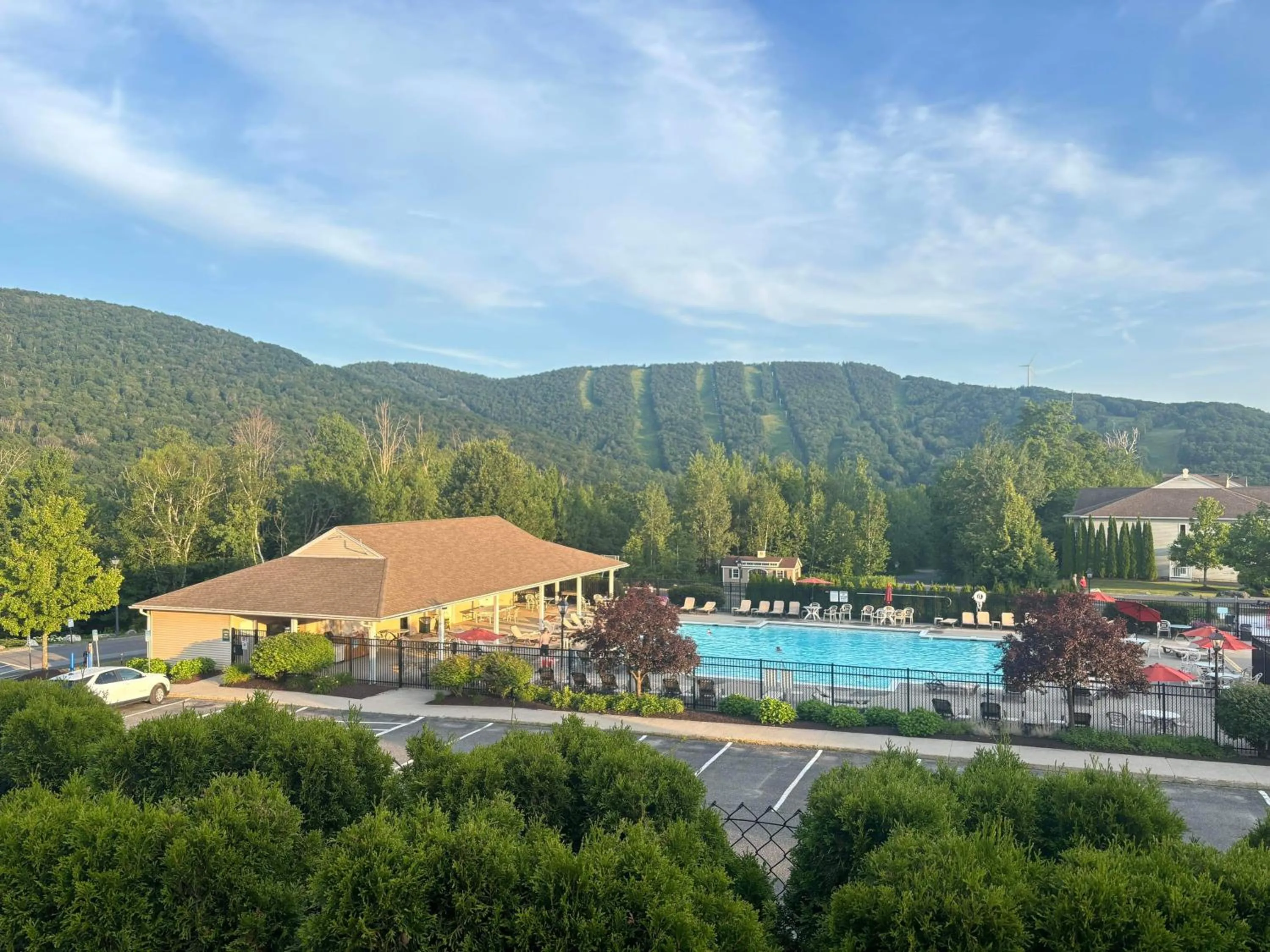 Swimming pool in Vacation Village in the Berkshires
