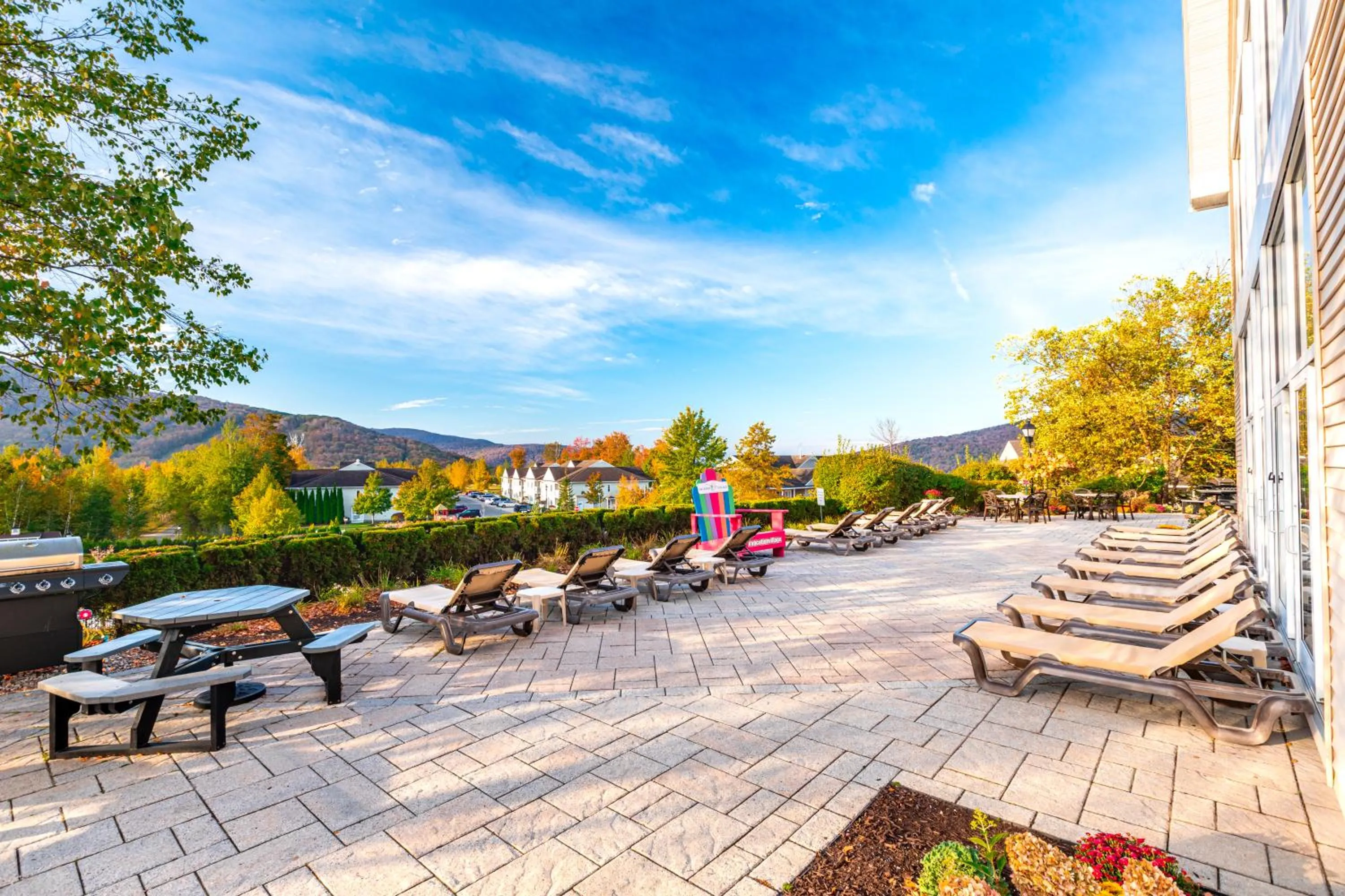 Spring in Vacation Village in the Berkshires