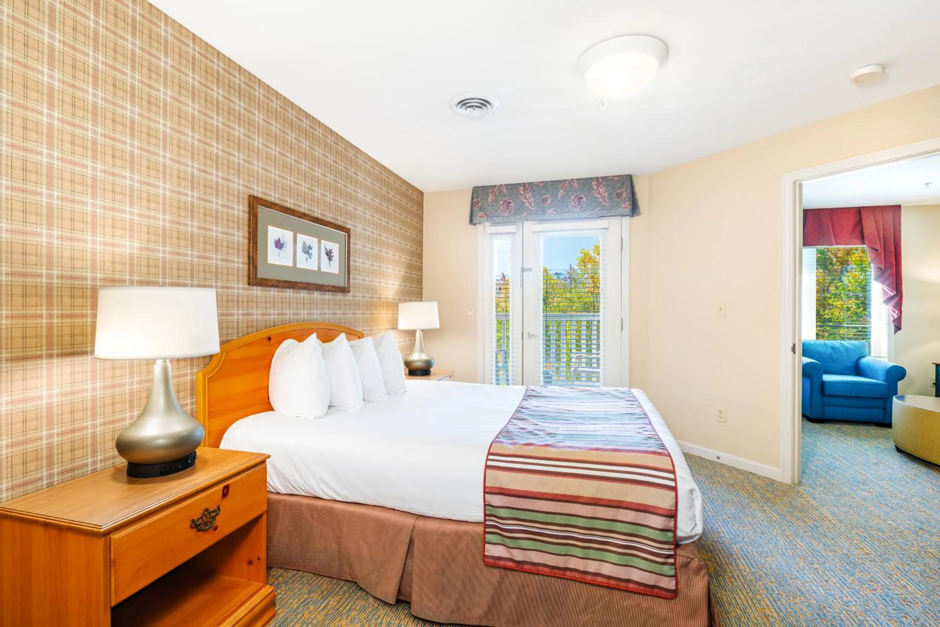 Bedroom, Bed in Vacation Village in the Berkshires