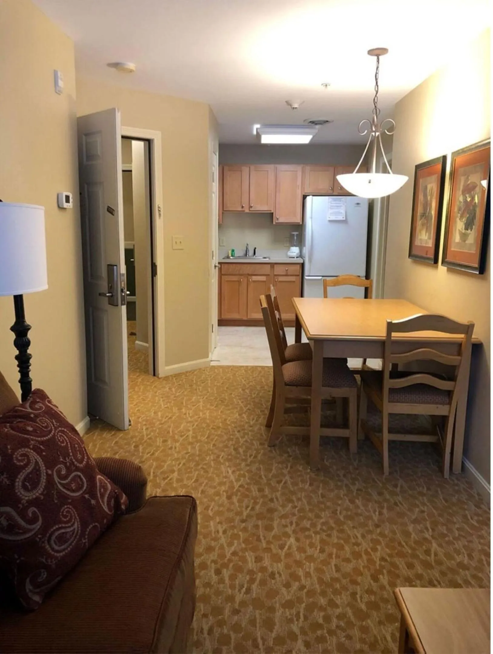 Seating area in Vacation Village in the Berkshires