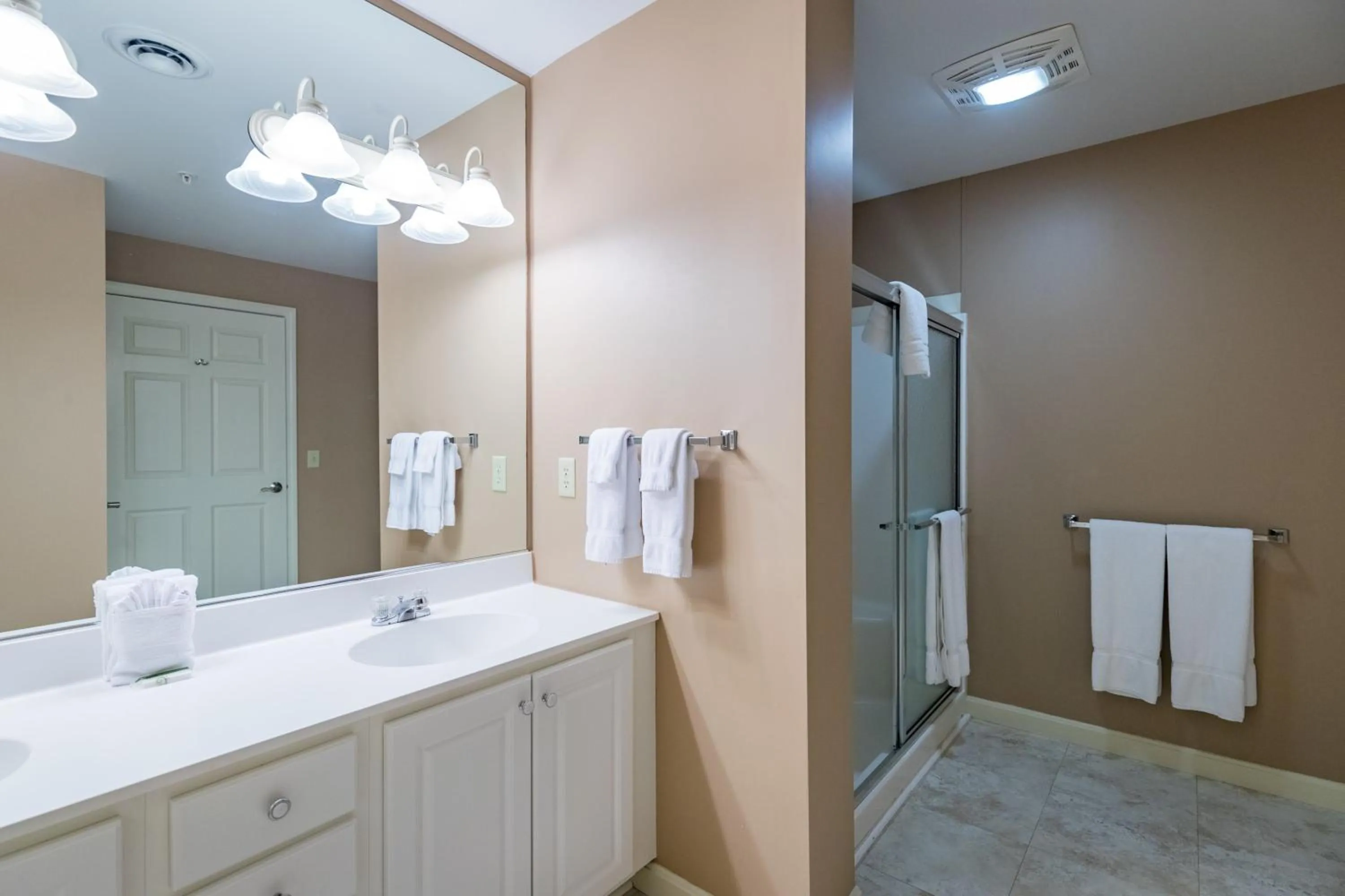 Bathroom in Vacation Village in the Berkshires