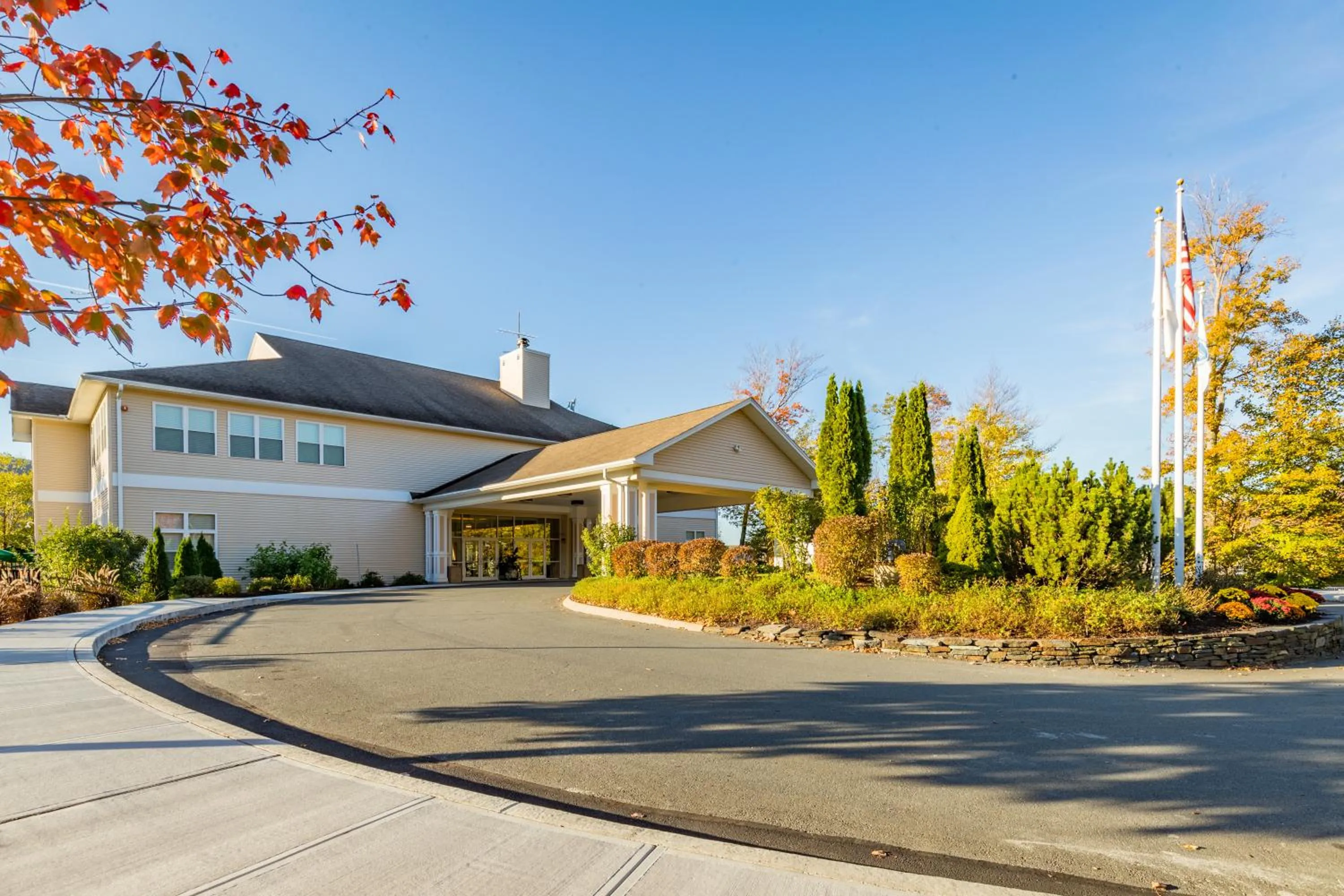 Facade/entrance in Vacation Village in the Berkshires