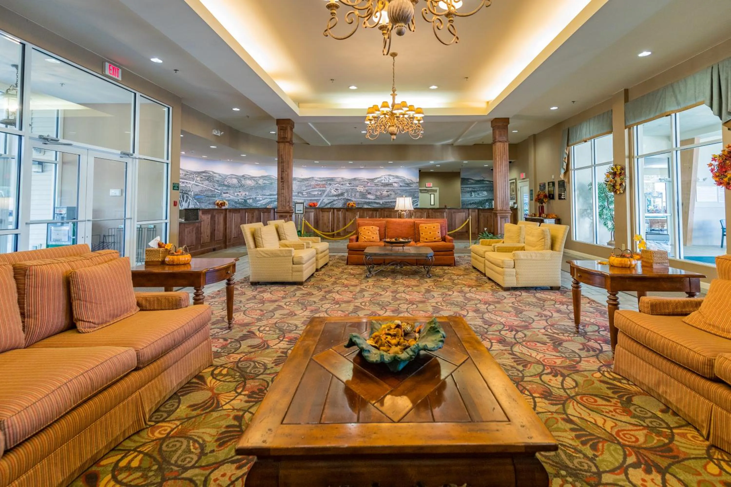Lobby or reception in Vacation Village in the Berkshires