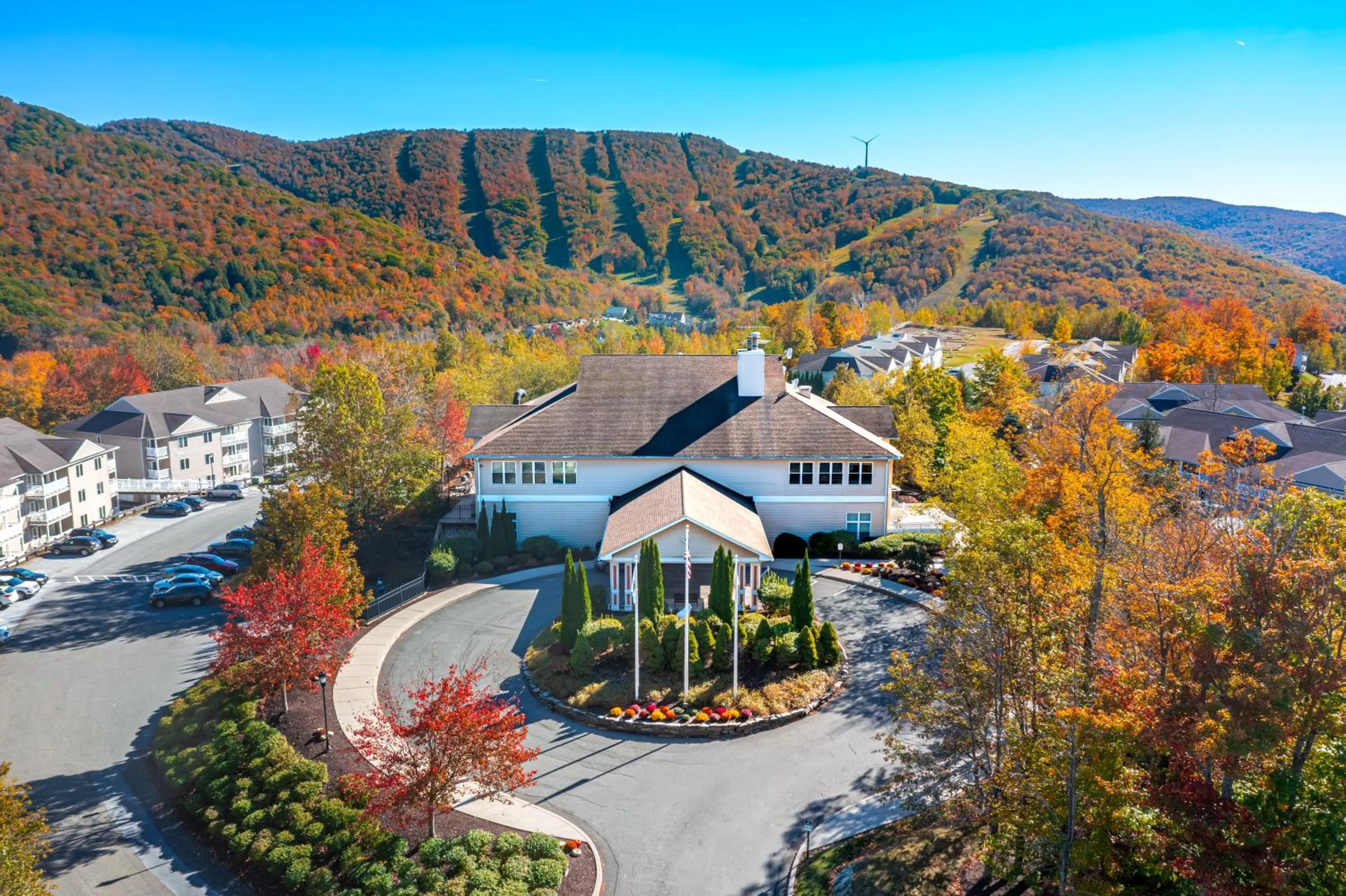 Property building in Vacation Village in the Berkshires