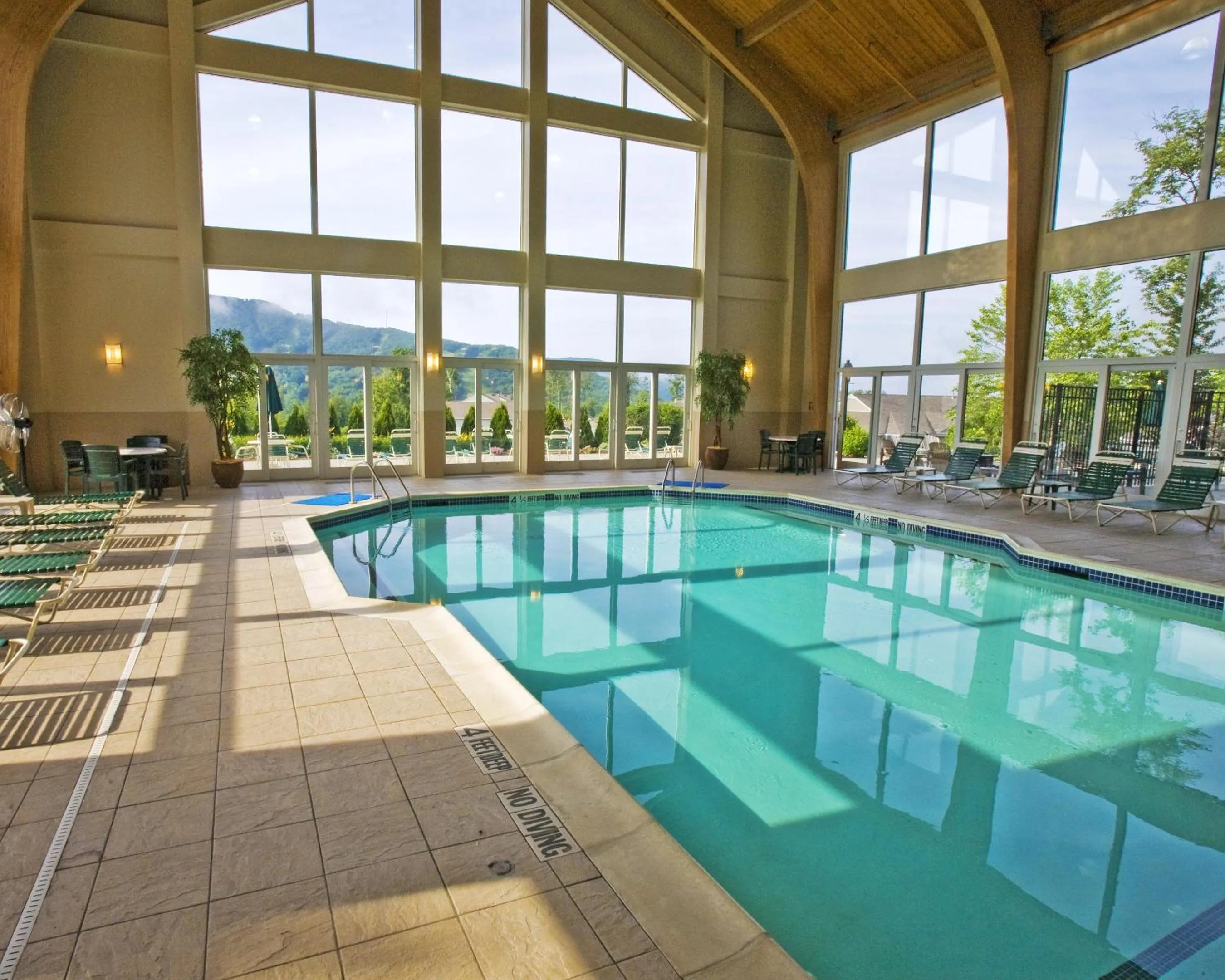 Swimming pool in Vacation Village in the Berkshires