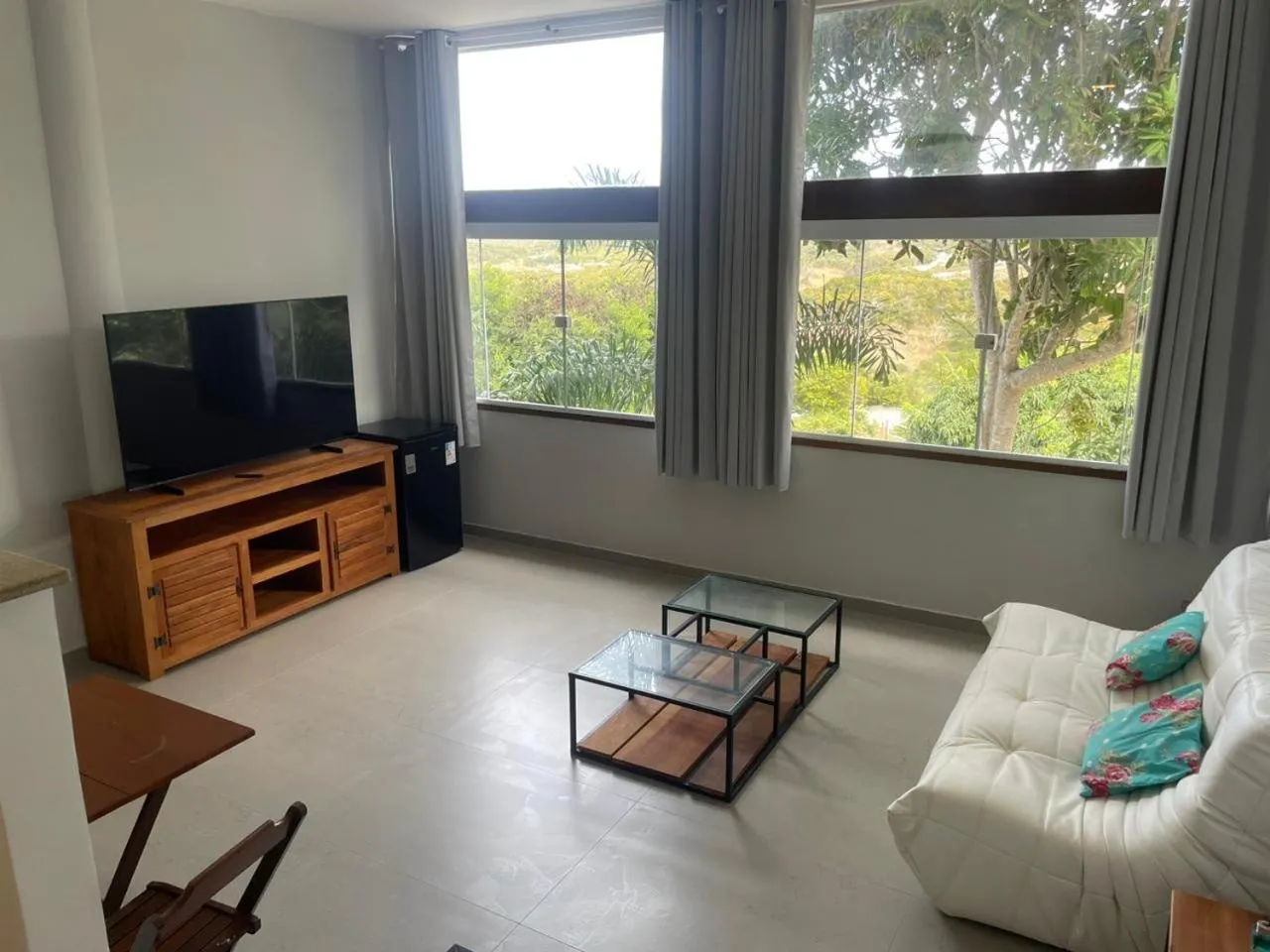 Living room in Pousada Peninsula de Buzios