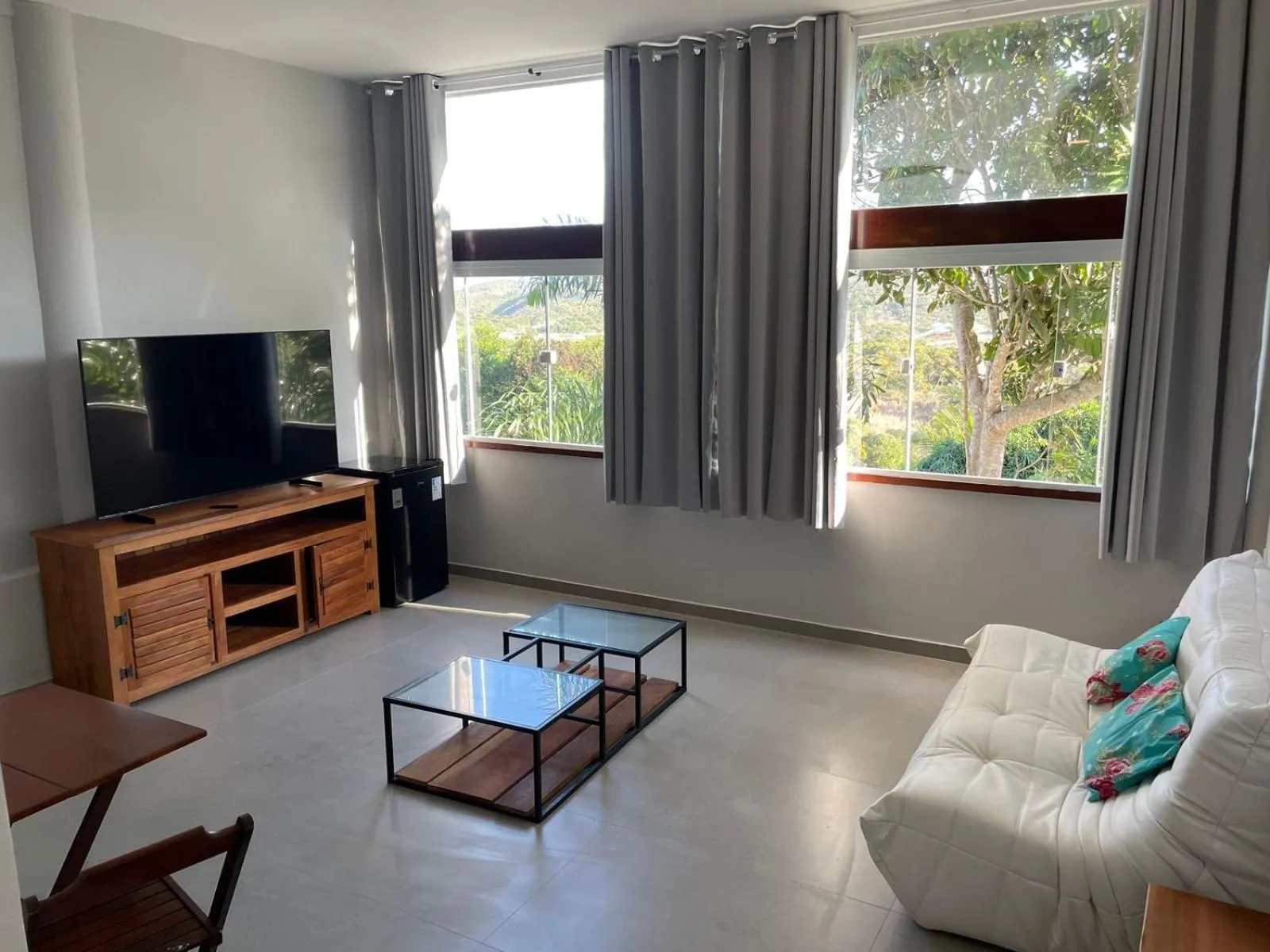 Living room in Pousada Peninsula de Buzios
