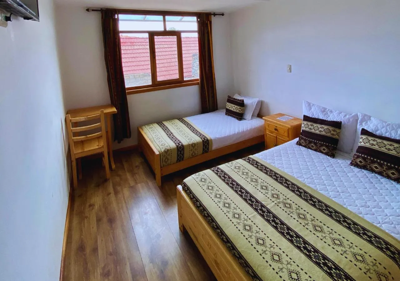 Bed in Hotel Chasky Cuenca