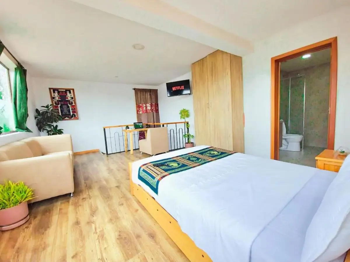 Bed in Hotel Chasky Cuenca