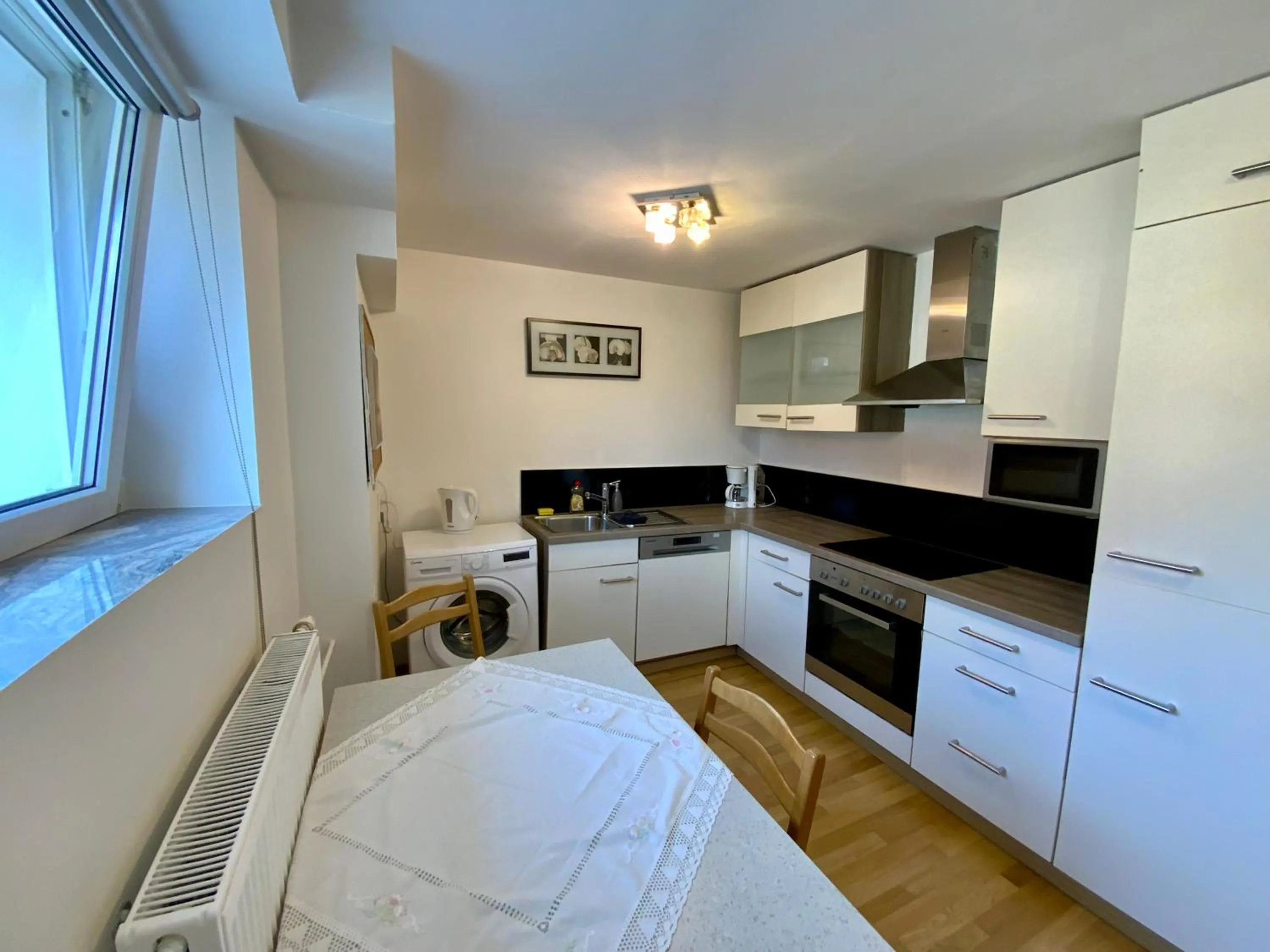 Kitchen or kitchenette in Geinberg Suites & Via Nova Lodges