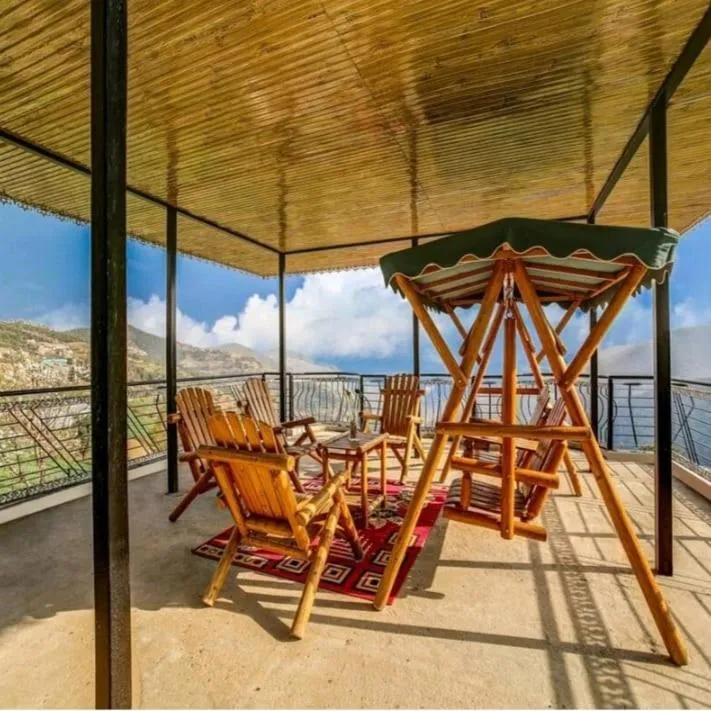 Patio in Dawn N Dusk Glamping tents with quintessential valley view