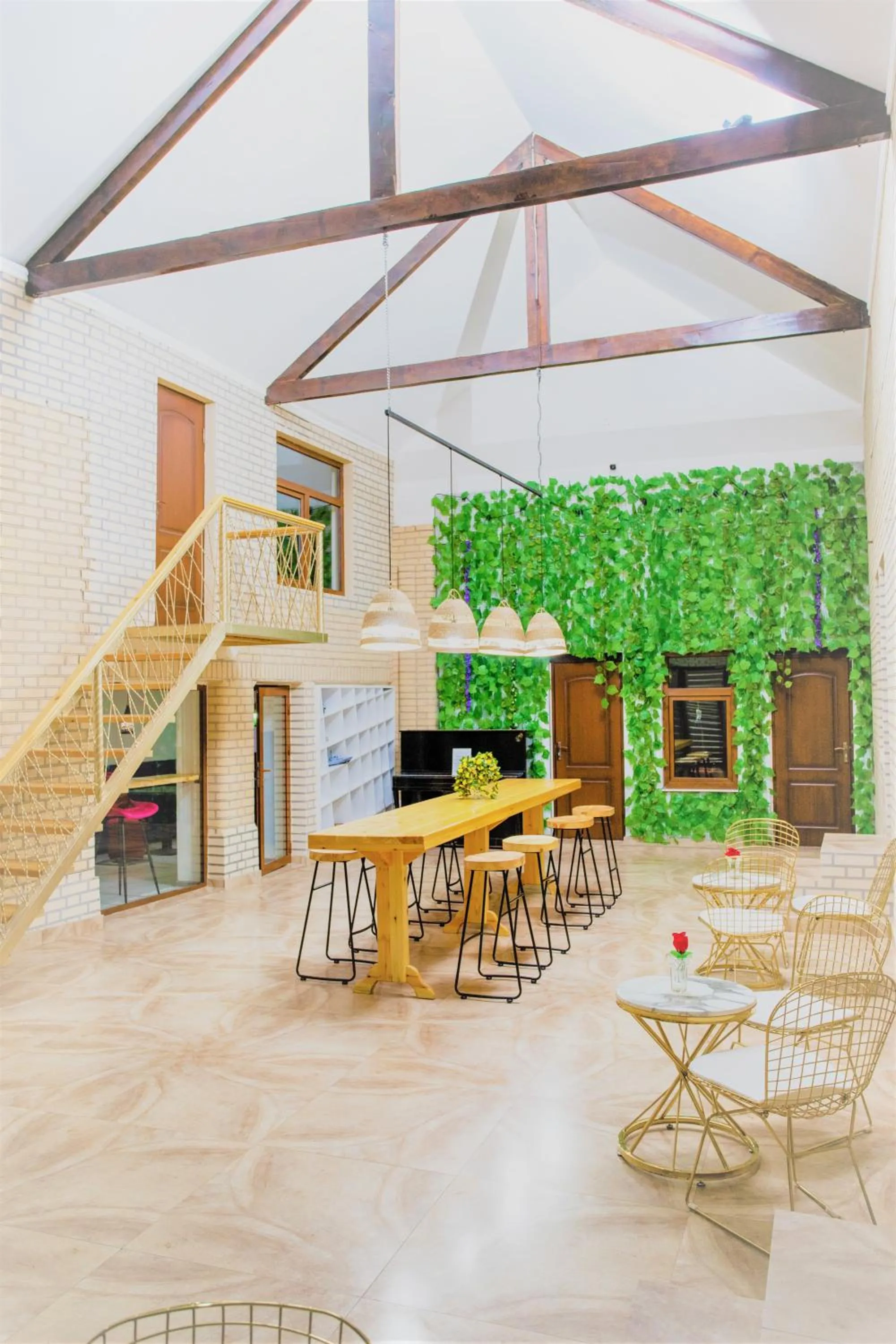 Living room in Heartland Hostel Samarkand