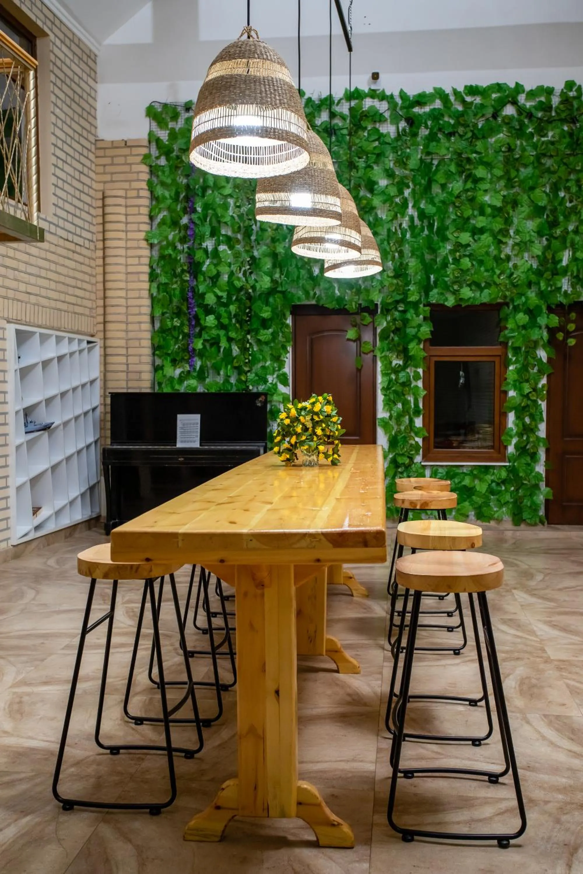Dining area in Heartland Hostel Samarkand