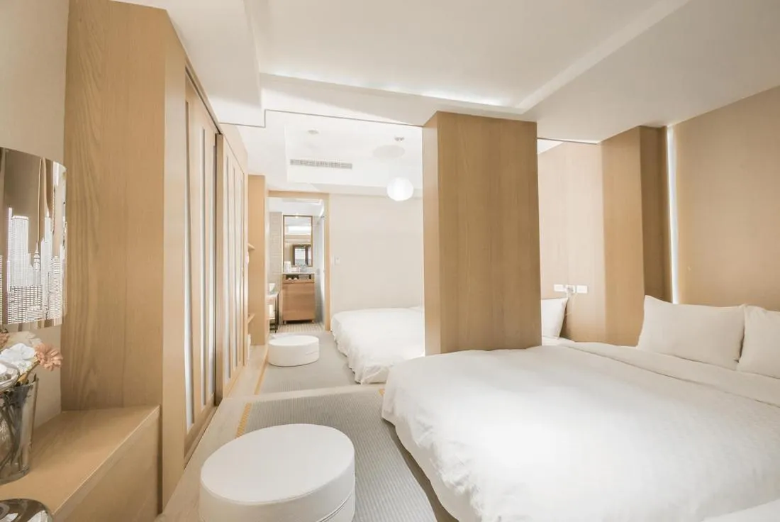 Bed in CHECK inn Express Taipei Station